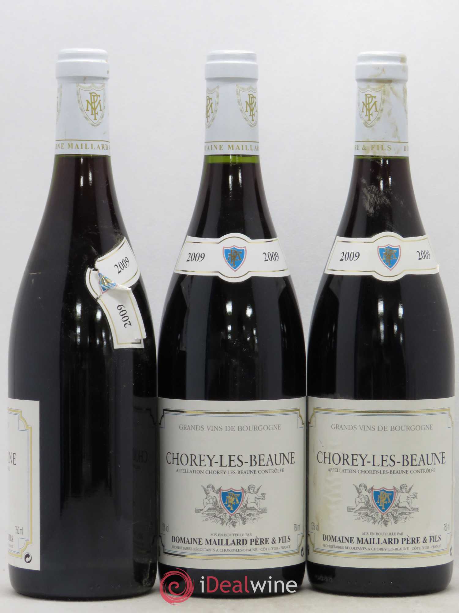 Chorey-lès-Beaune Maillard et Fils (Domaine) (sans prix de réserve) 2009 - Lot de 3 bouteilles - 1