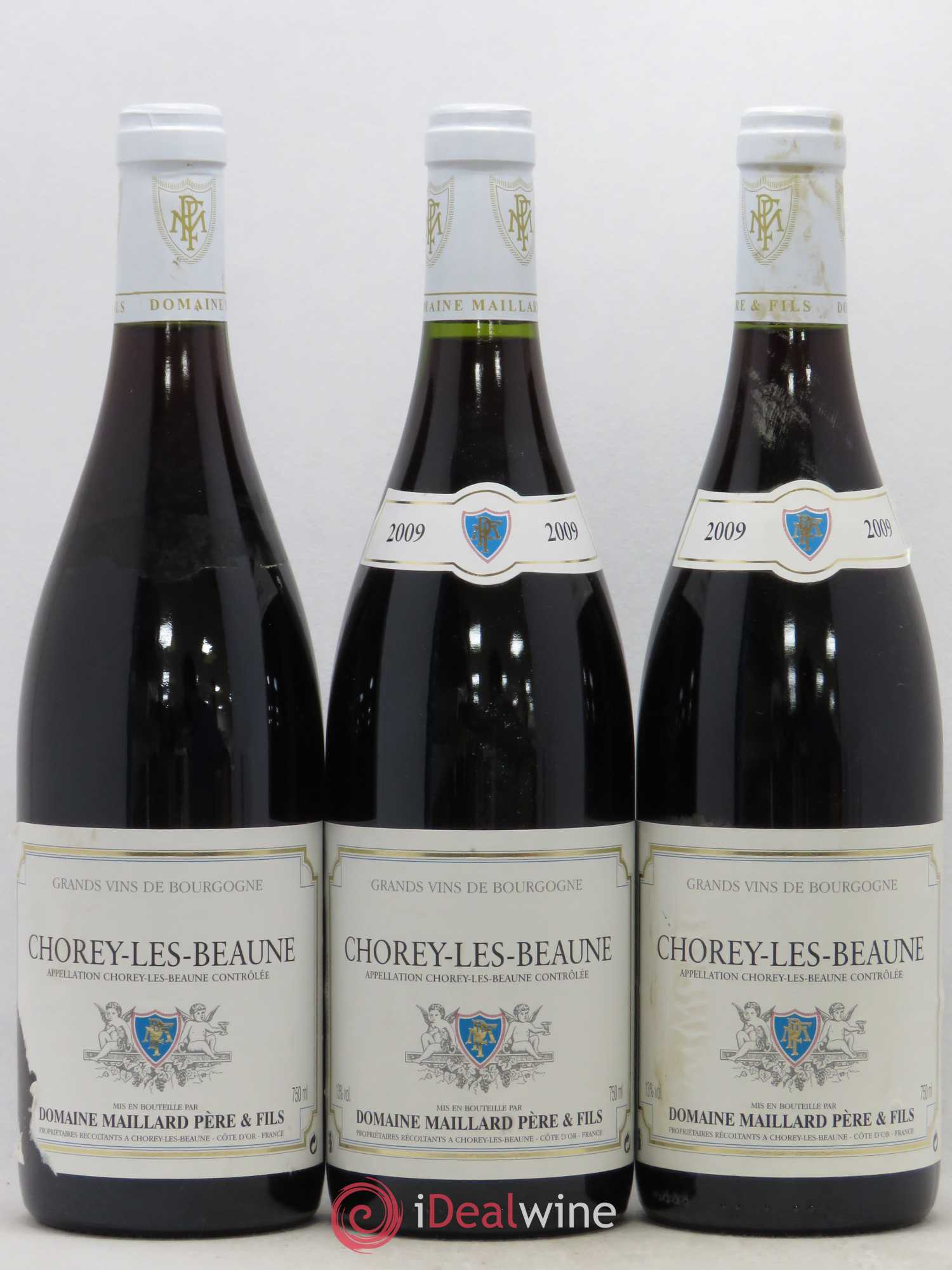 Chorey-lès-Beaune Maillard et Fils (Domaine) (sans prix de réserve) 2009 - Lot de 3 bouteilles - 0