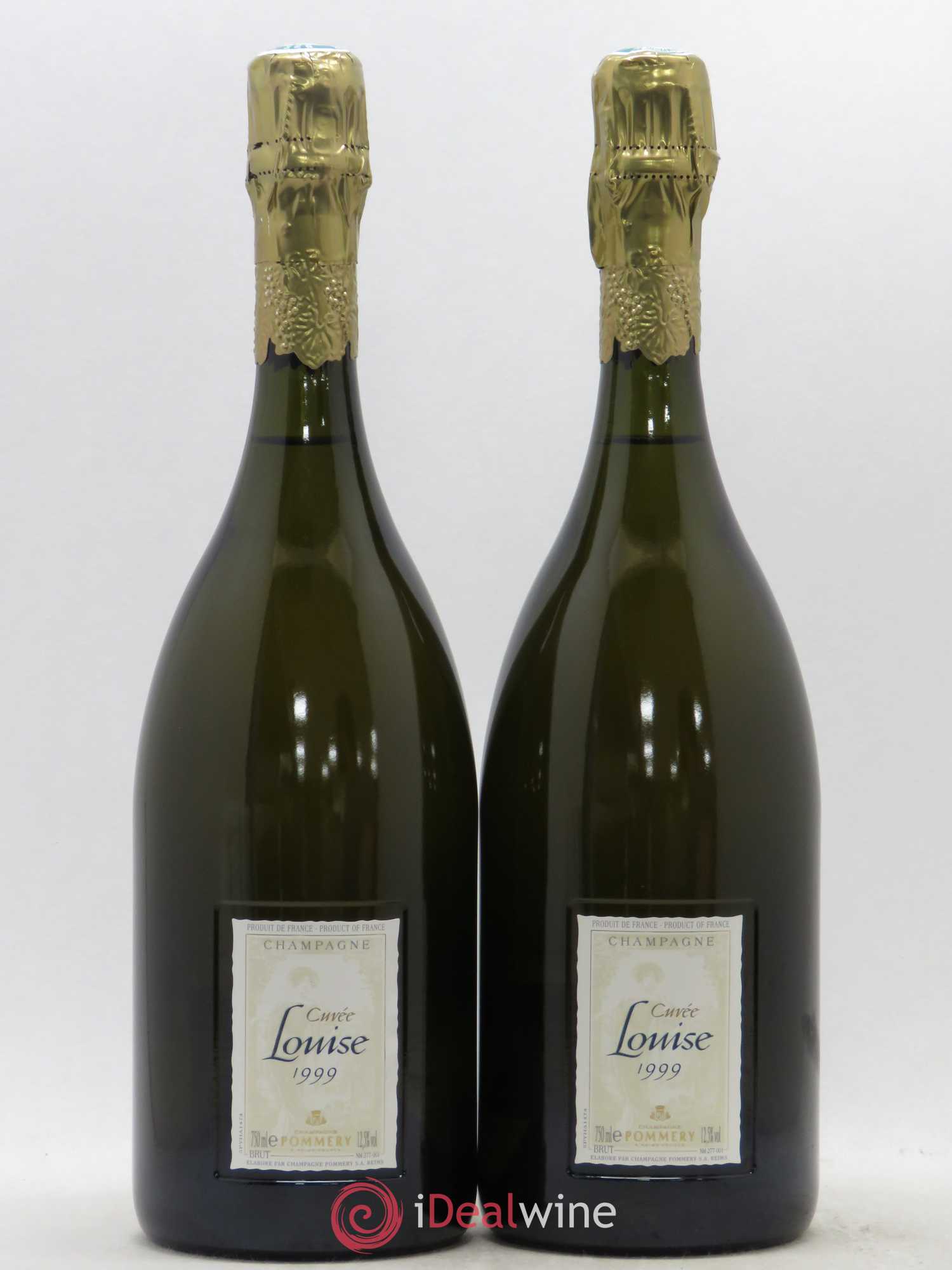 Cuvée Louise Pommery 1999 - Lot de 2 bouteilles - 0