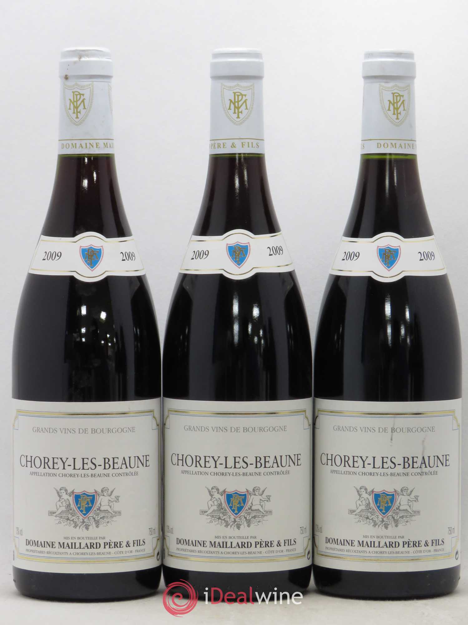 Chorey-lès-Beaune Maillard et Fils (Domaine)  (sans prix de réserve) 2009 - Lot de 5 bouteilles - 1