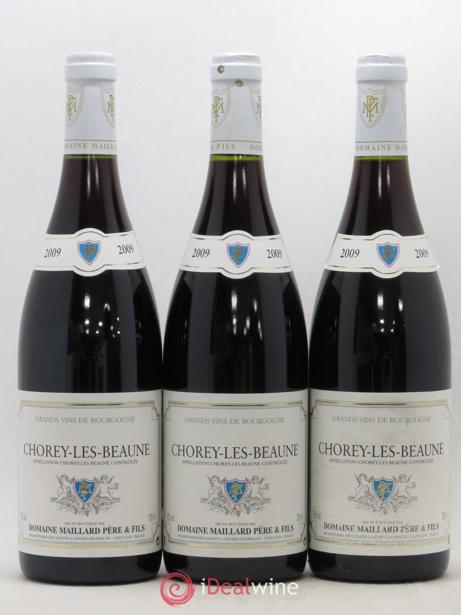 Chorey-lès-Beaune Maillard et Fils (Domaine) 2009 - Lot de 3 bouteilles - 0