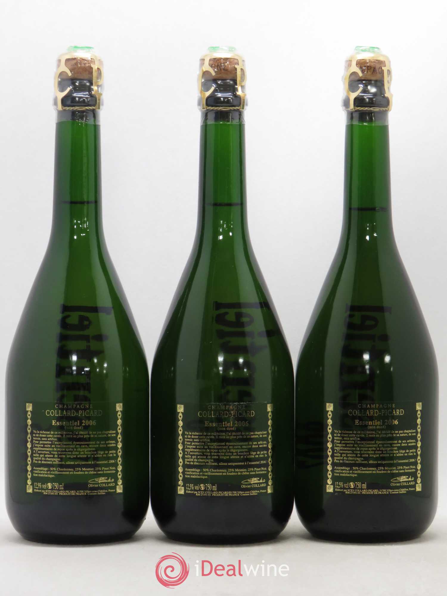 Champagne 2006 - Posten von 3 Flaschen - 1