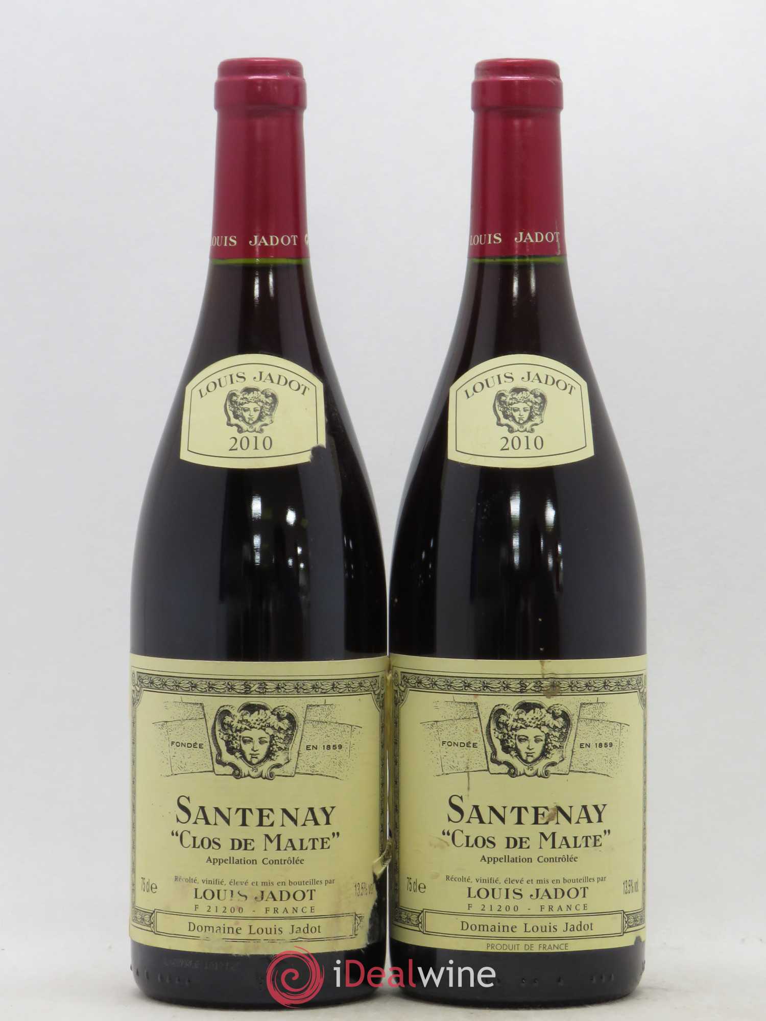 Santenay Clos de Malte Maison Louis Jadot 2010 - Lot de 2 bouteilles - 0