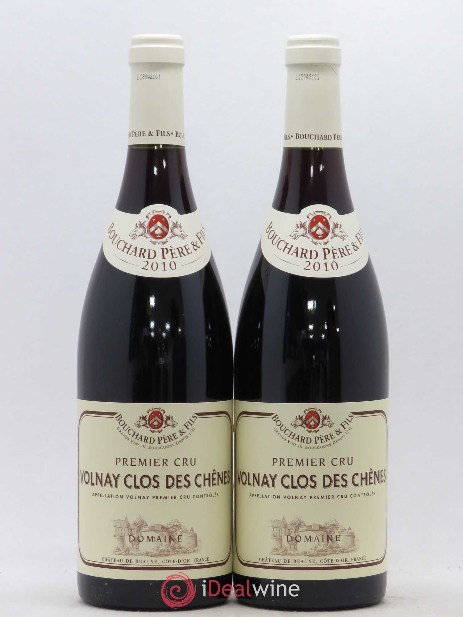 Volnay 1er Cru Clos des Chênes Bouchard Père & Fils 2010 - Lot de 2 bouteilles - 0