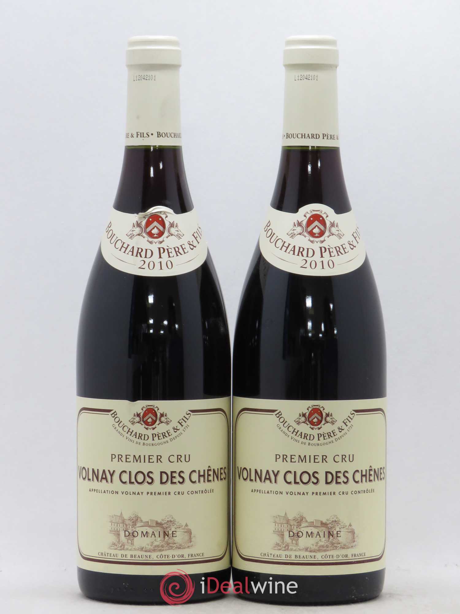Volnay 1er Cru Clos des Chênes Bouchard Père & Fils 2010 - Lot de 2 bouteilles - 0