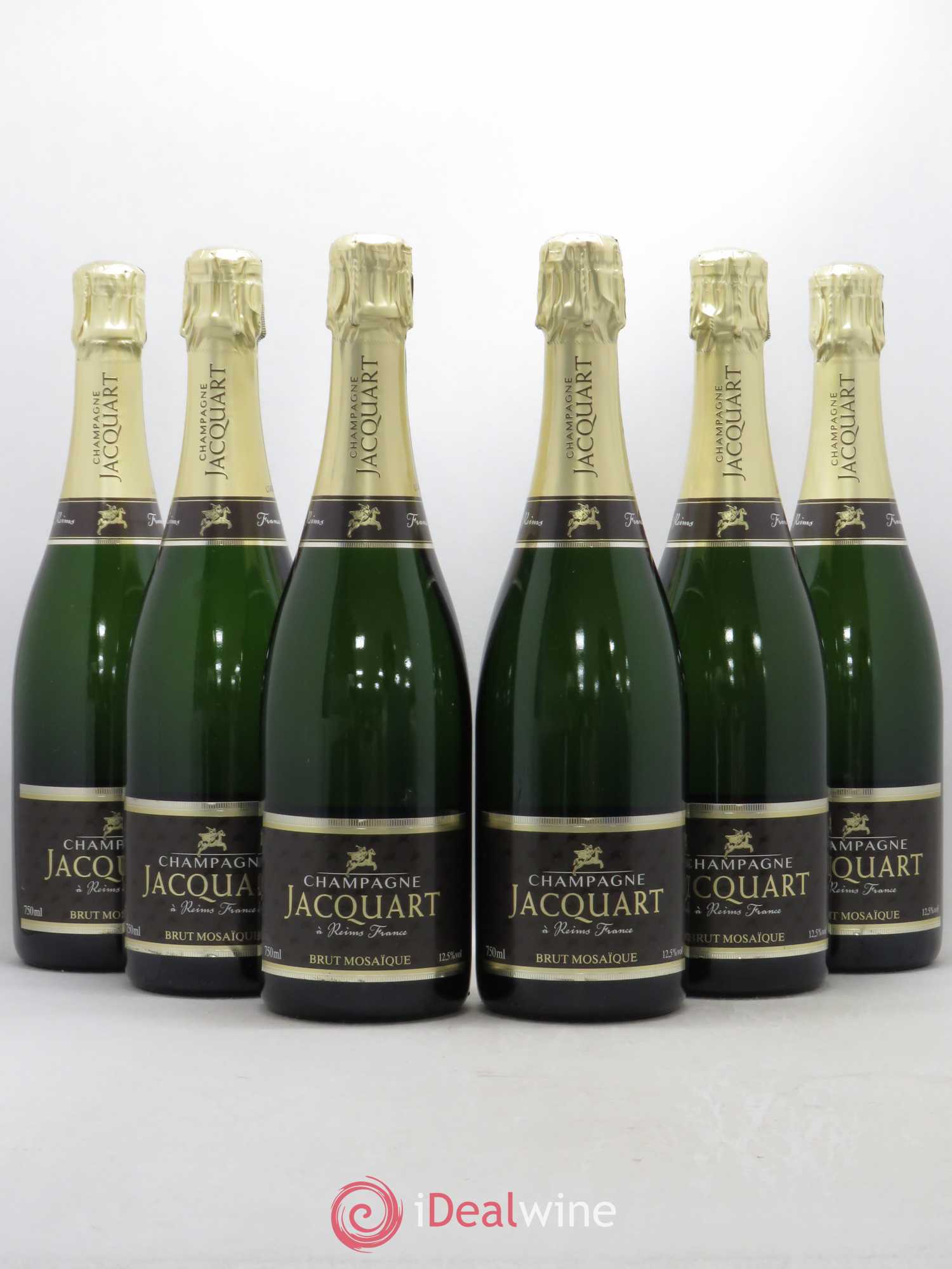 Champagne Jacquart Mosaique (sans prix de réserve) - Posten von 6 Flaschen - 0