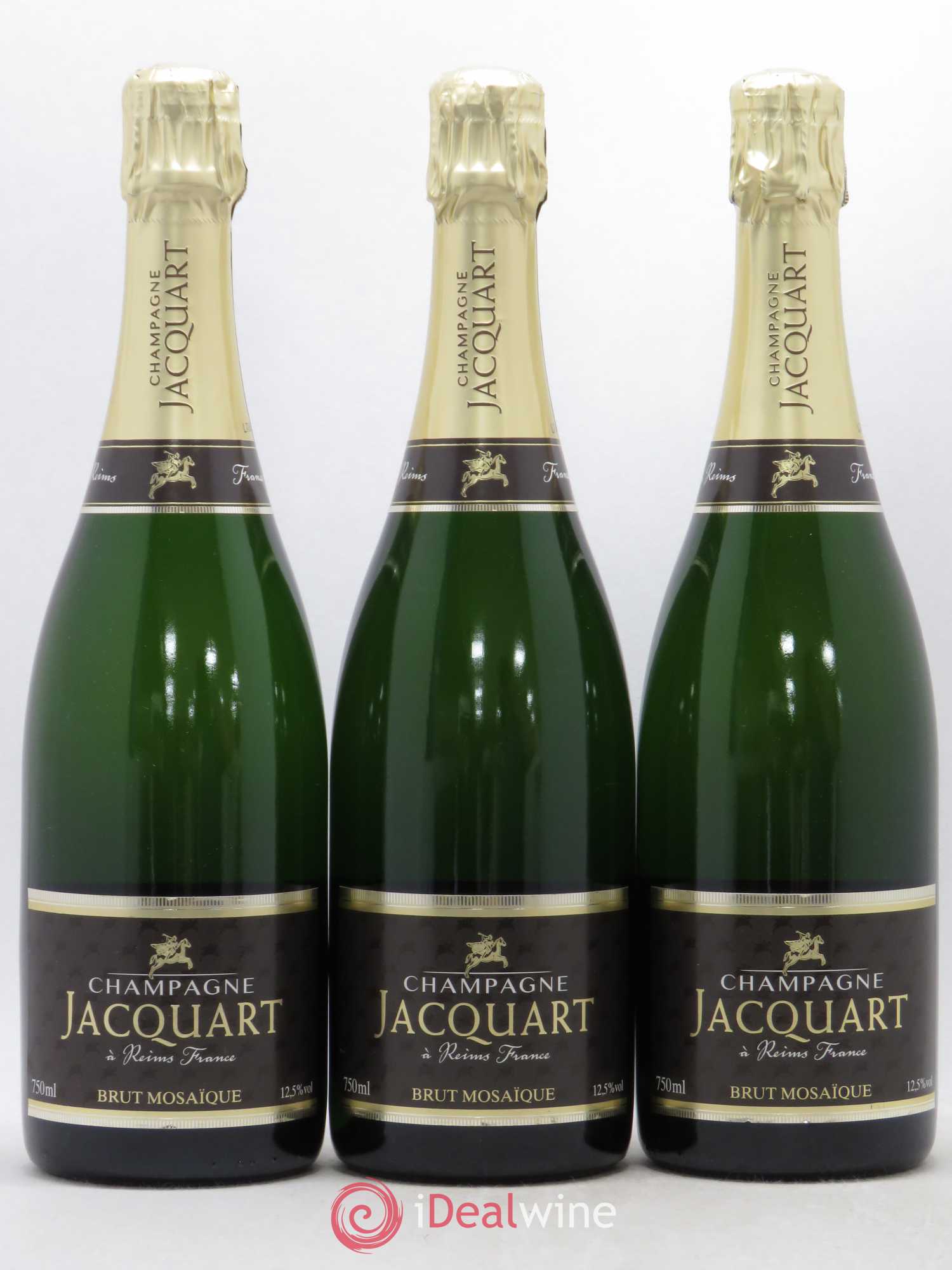 Champagne Jacquart Mosaique (sans prix de réserve) - Posten von 3 Flaschen - 0