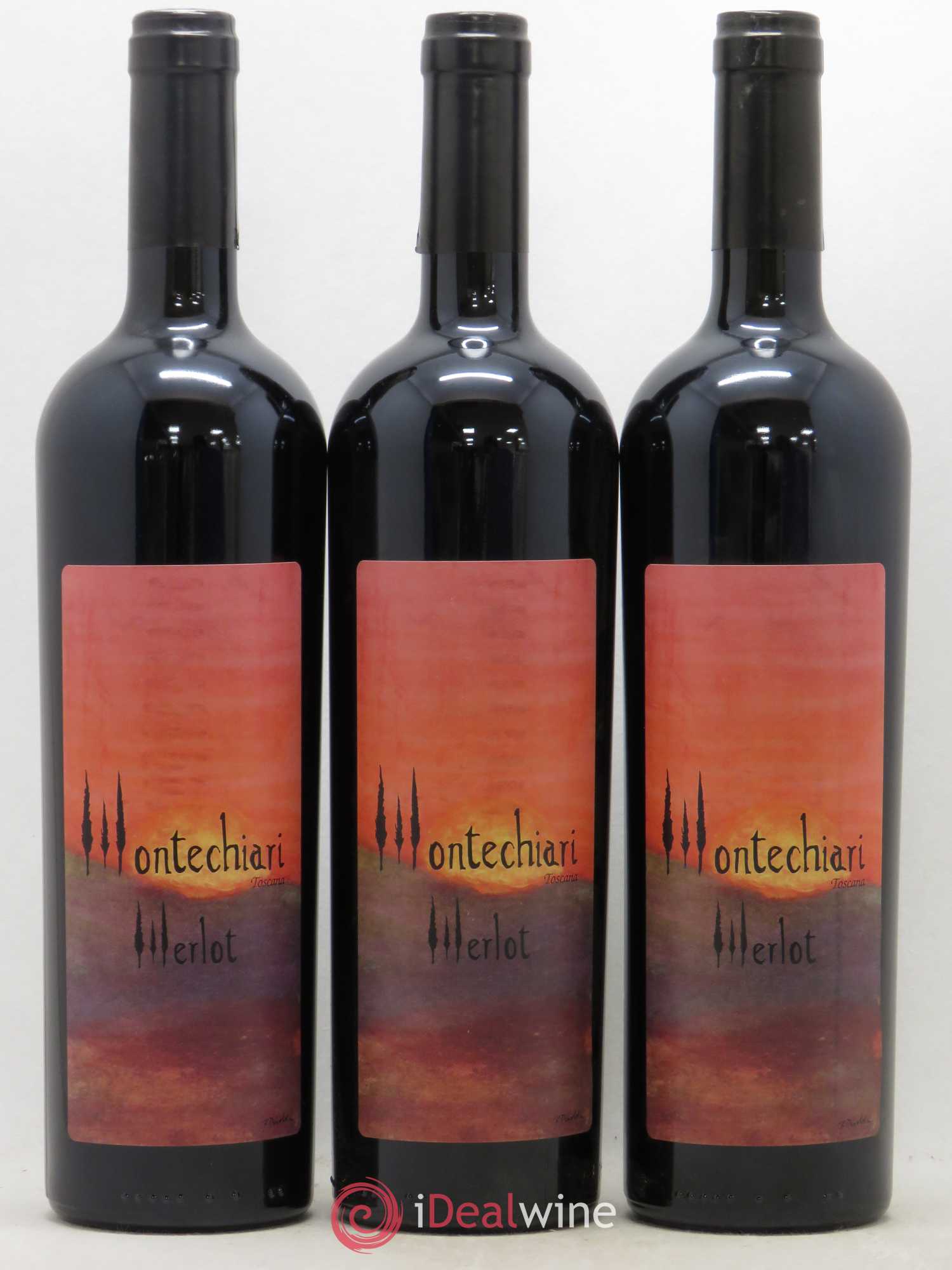 Toscana IGT Montechiari Merlot 2009 - Lot de 3 bouteilles - 0