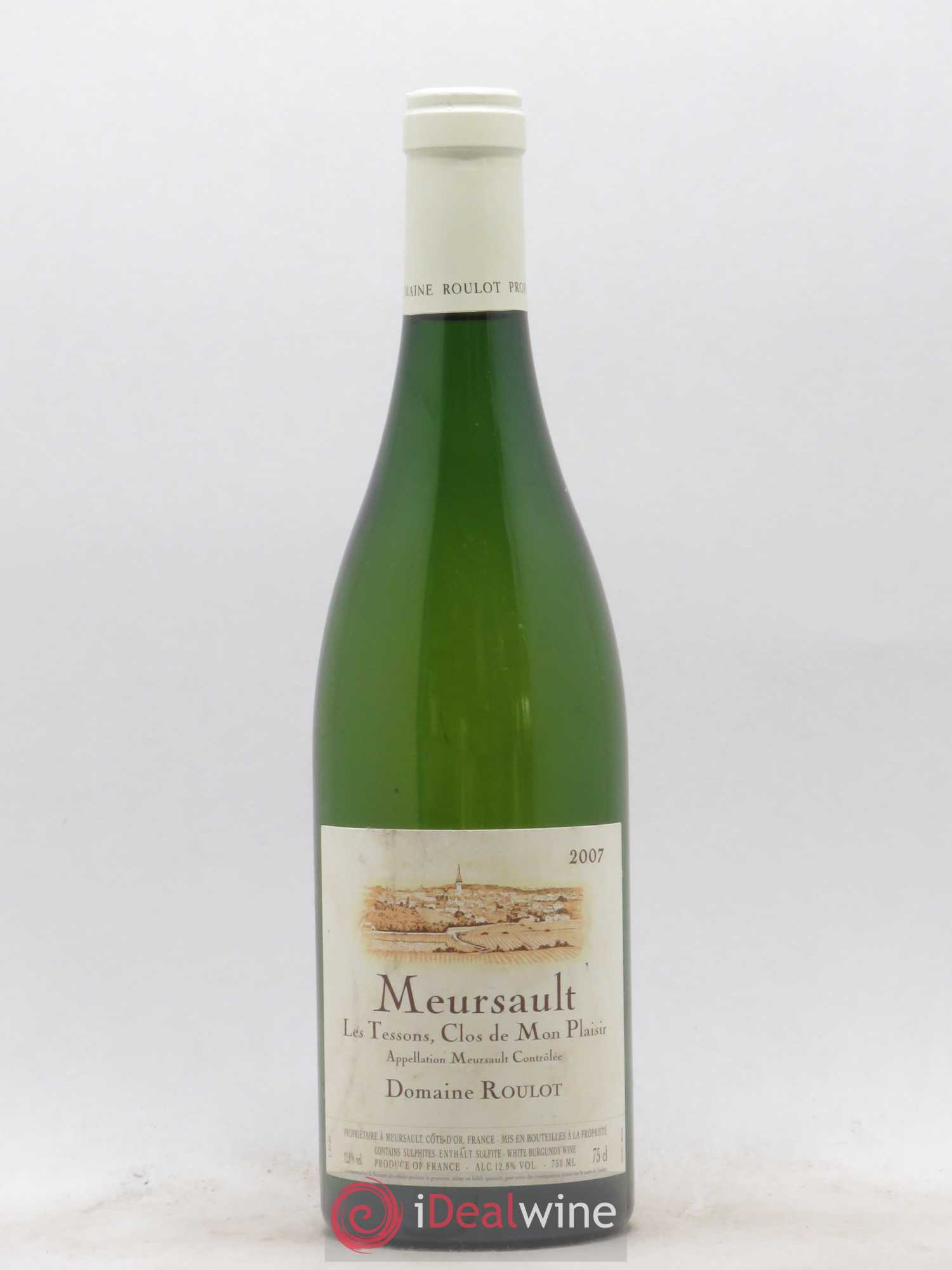 Meursault Les Tessons Clos de Mon plaisir Roulot (Domaine) 2007 - Lot de 1 bouteille - 0