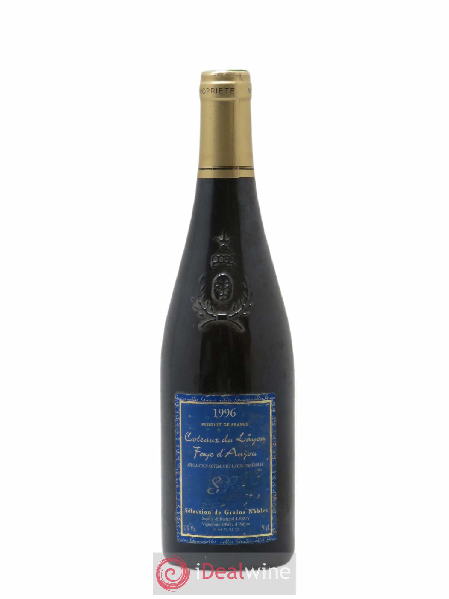 Coteaux du Layon Faye d'Anjou Sélection de grains nobles 50cl Richard Leroy 1996 - Lotto di 1 bottiglia - 0