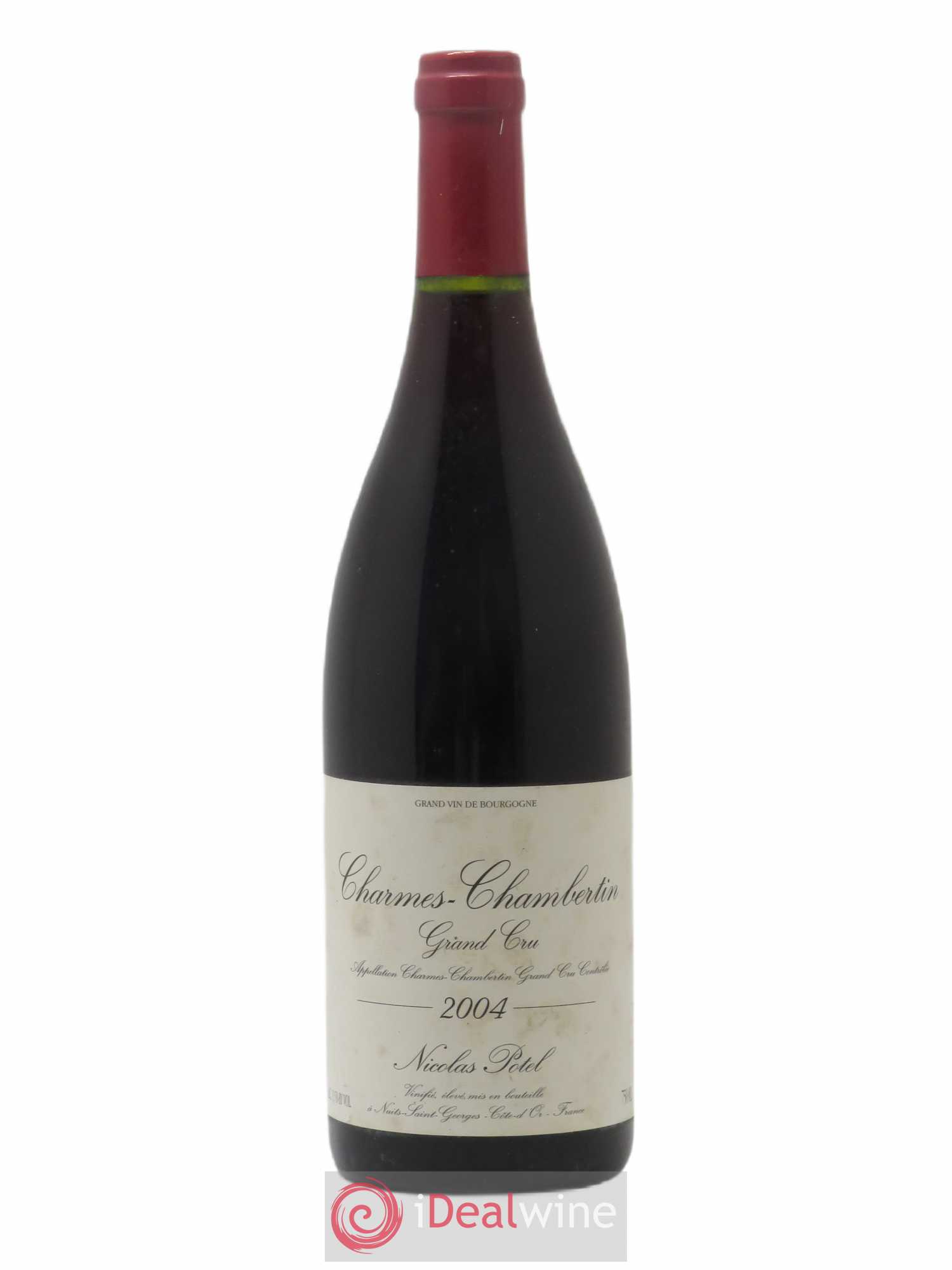 Charmes-Chambertin Grand Cru Nicolas Potel 2004 - Lot de 1 bouteille - 0