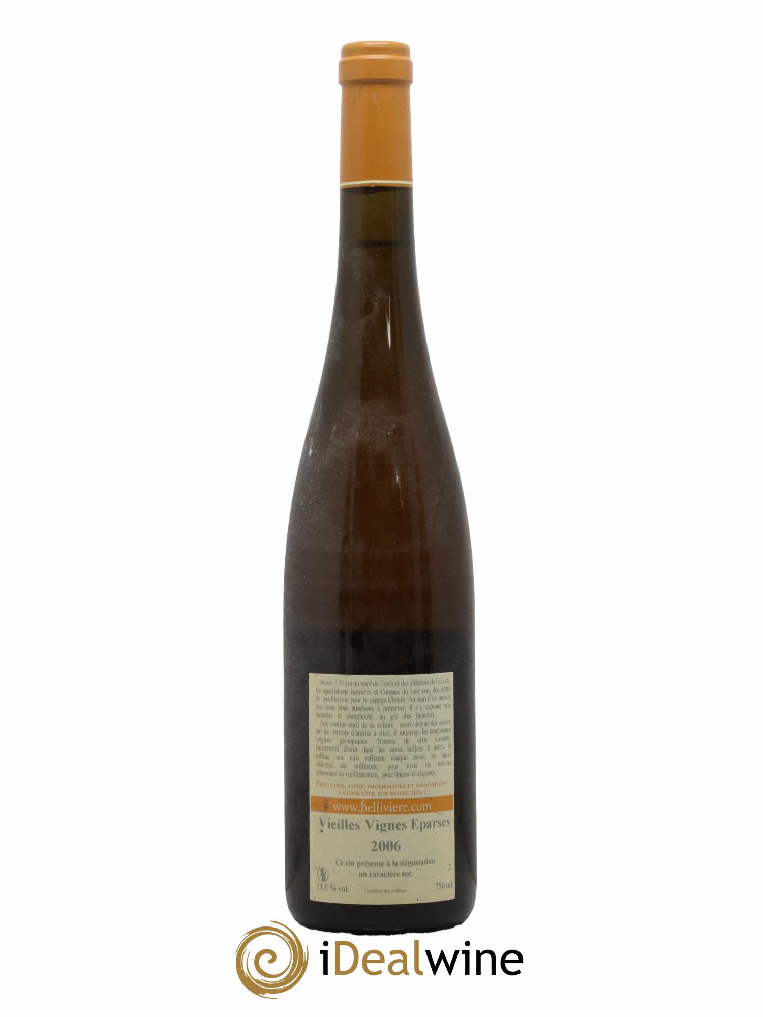 Coteaux du Loir Vieilles Vignes Eparses Domaine de Bellivière 2006 - Lot de 1 bouteille - 1