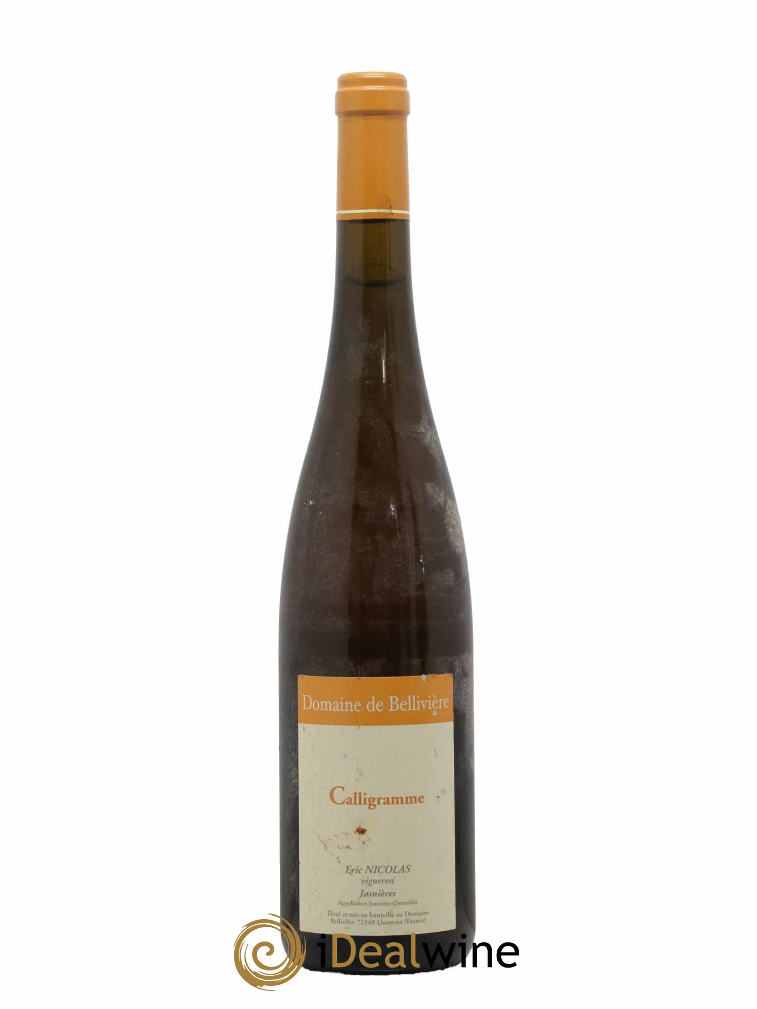 Jasnières Calligramme Domaine de Bellivière 2006 - Lot de 1 bouteille - 0