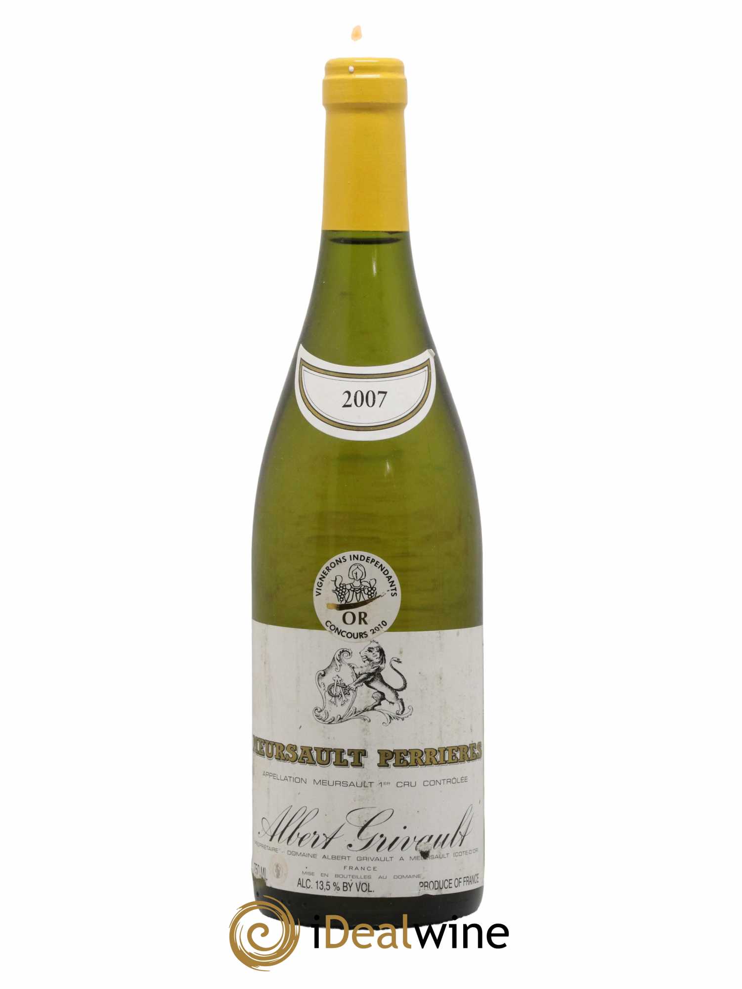 Meursault 1er Cru Perrières Albert Grivault 2007 - Lot de 1 bouteille - 0