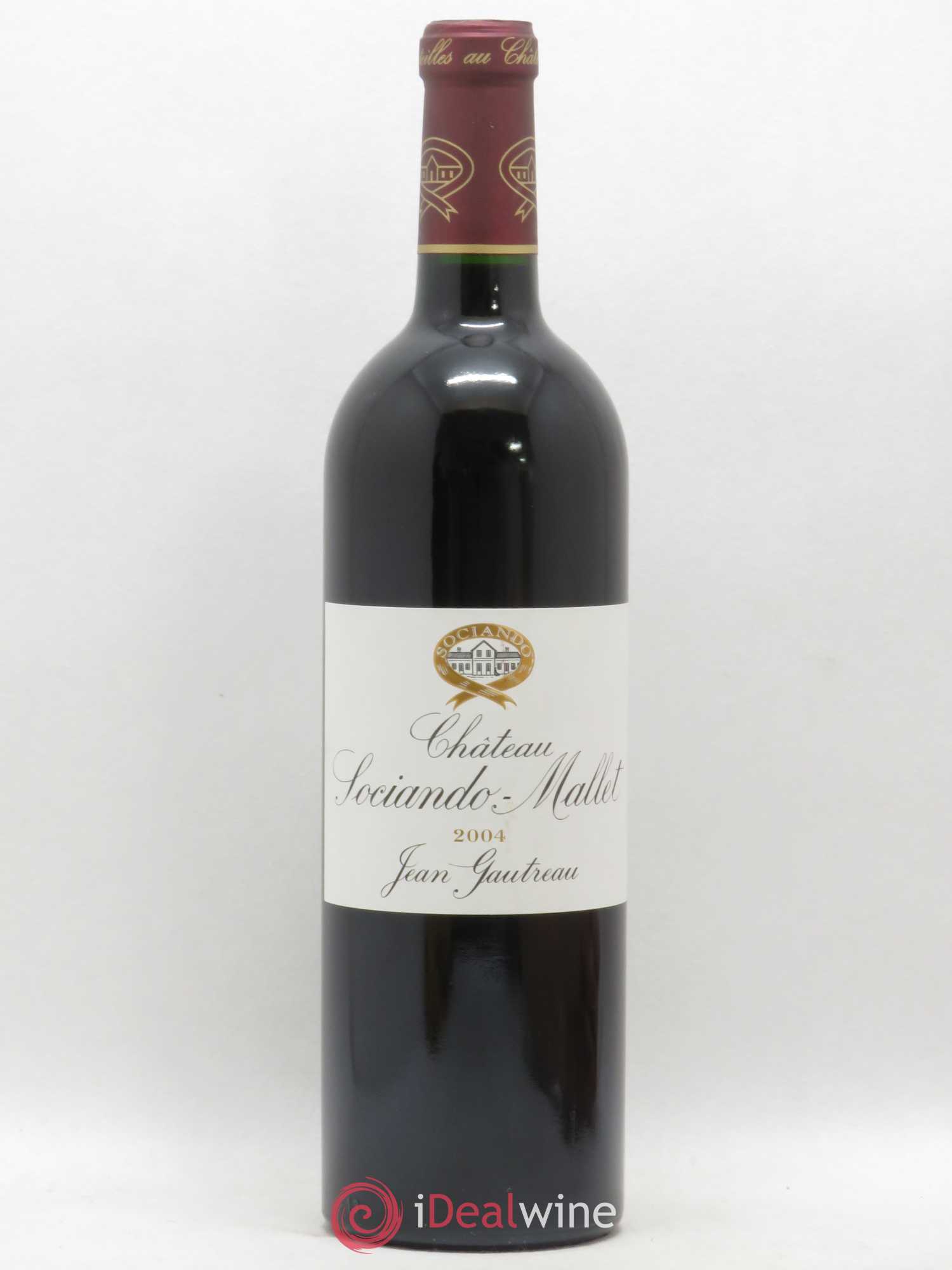 Château Sociando Mallet 2004 - Lot de 1 bouteille - 0