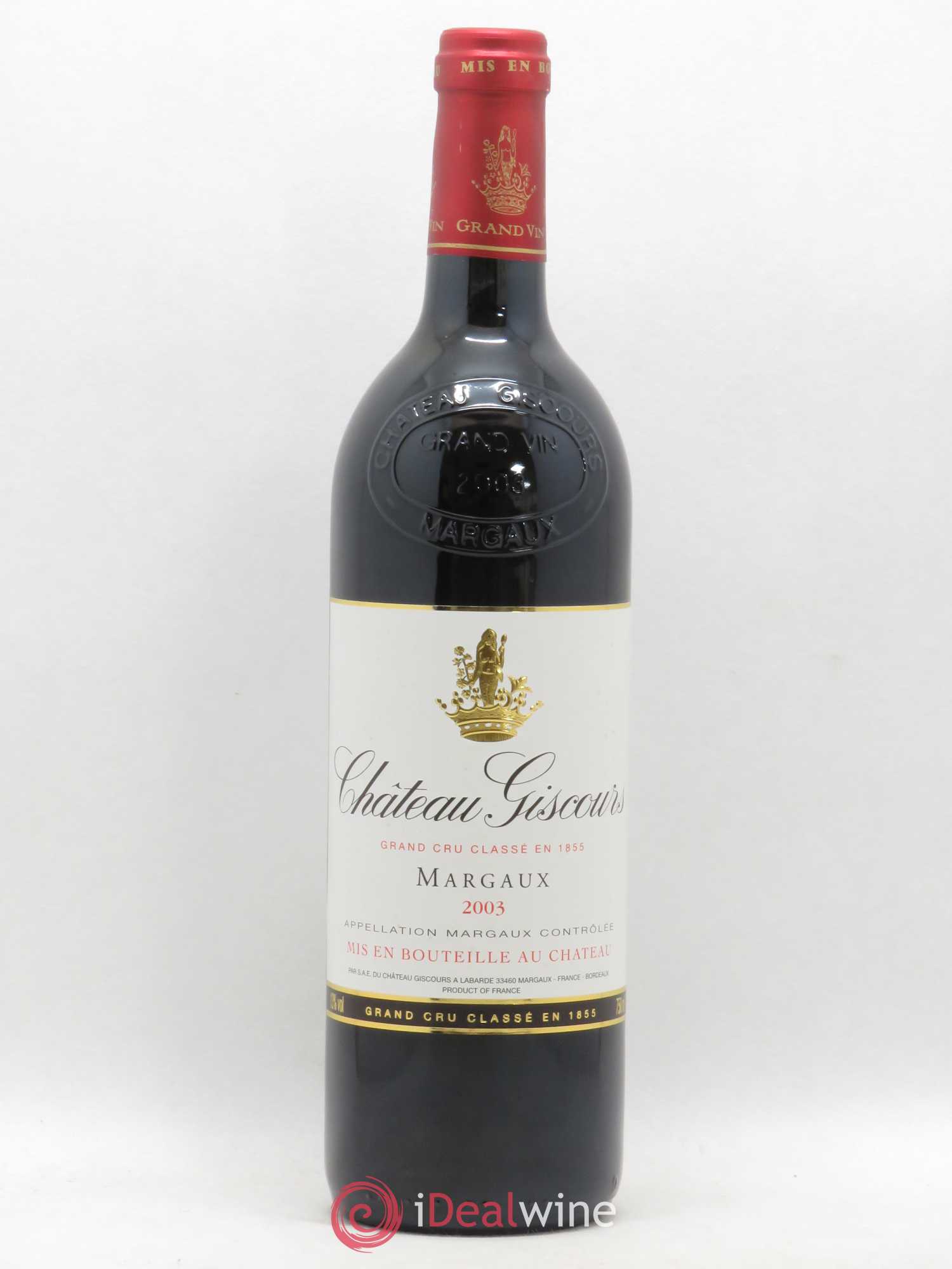 Château Giscours 3ème Grand Cru Classé 2003 - Lot de 1 bouteille - 0