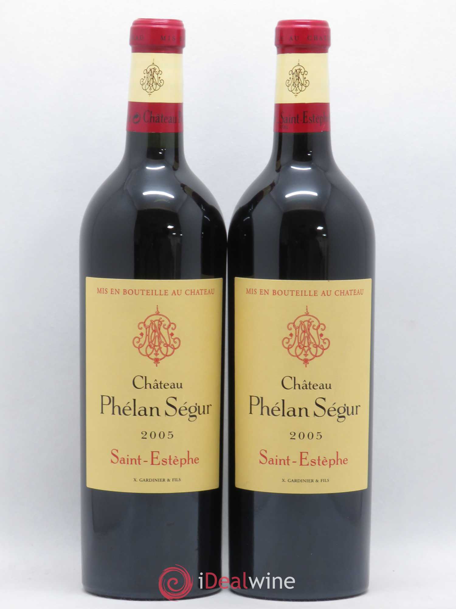 Château Phélan Ségur 2005 - Lot de 2 bouteilles - 0