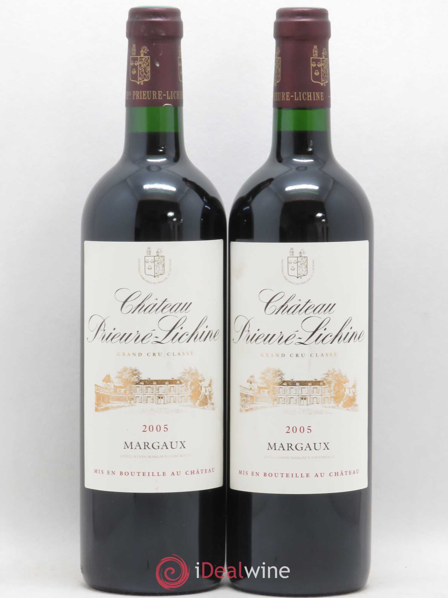 Château Prieuré Lichine 4ème Grand Cru Classé 2005 - Lot de 2 bouteilles - 0