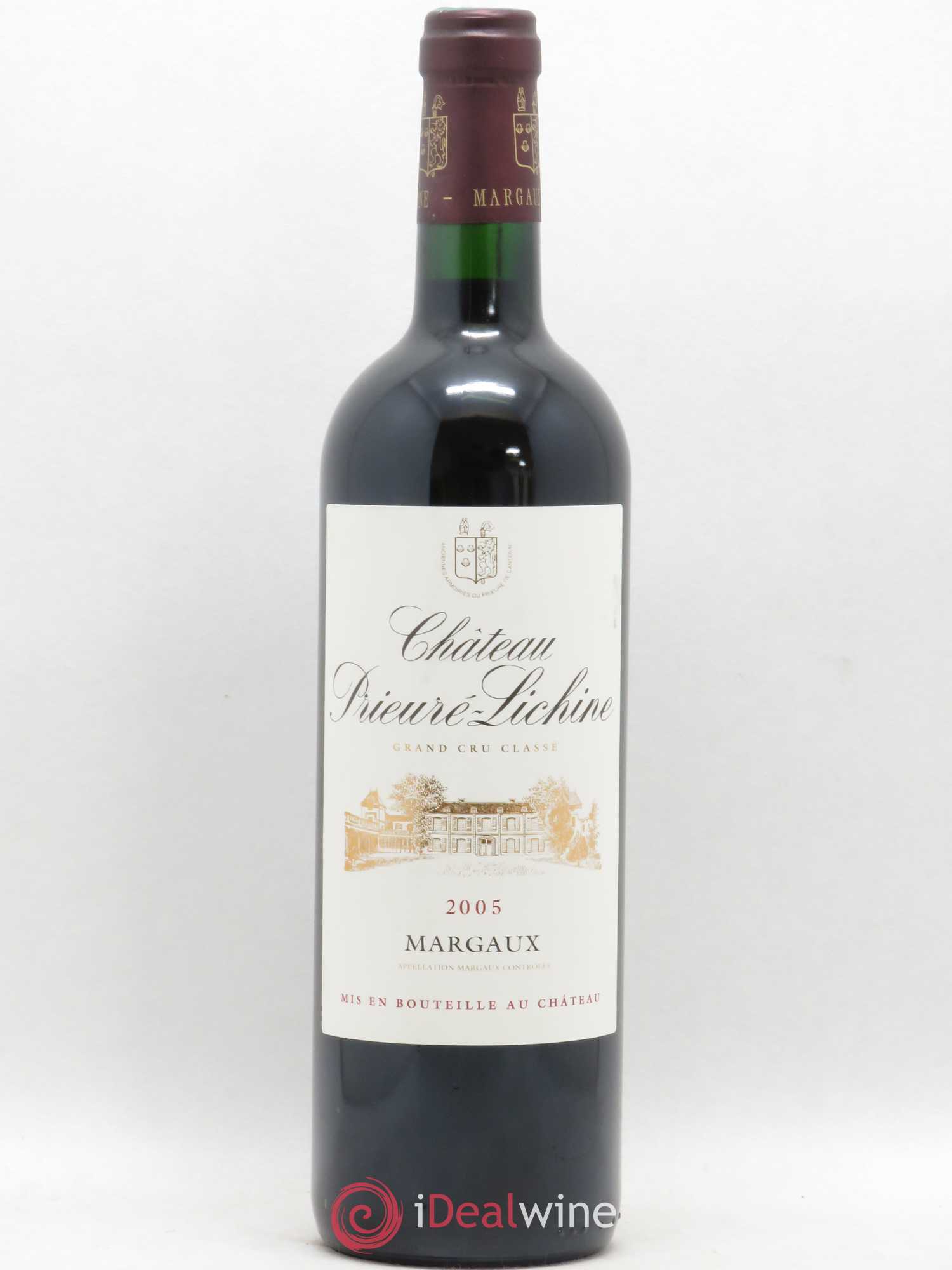Château Prieuré Lichine 4ème Grand Cru Classé 2005 - Lot de 1 bouteille - 0