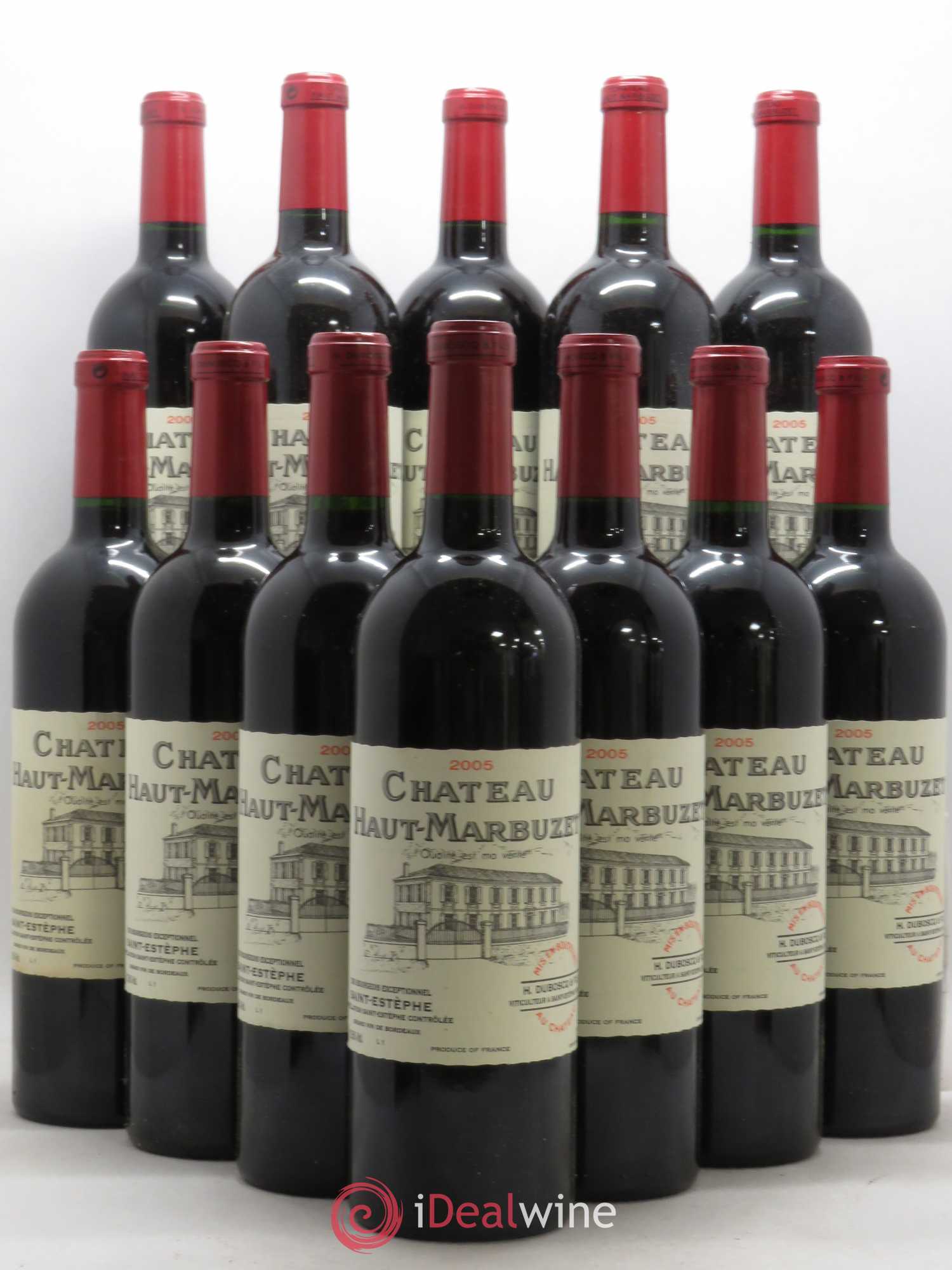 Château Haut Marbuzet 2005 - Lot de 12 bouteilles - 0