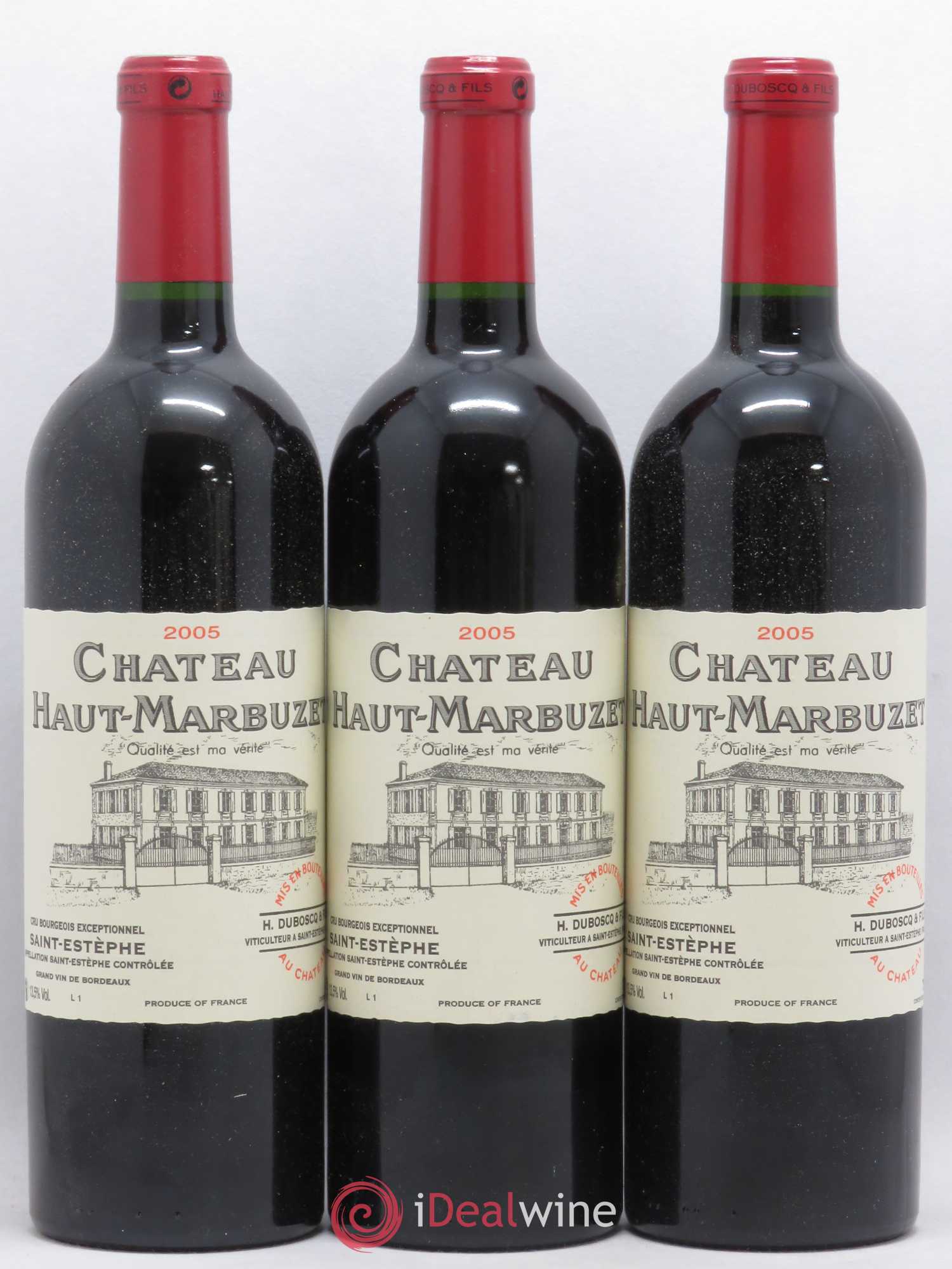 Château Haut Marbuzet 2005 - Lot de 12 bouteilles - 2