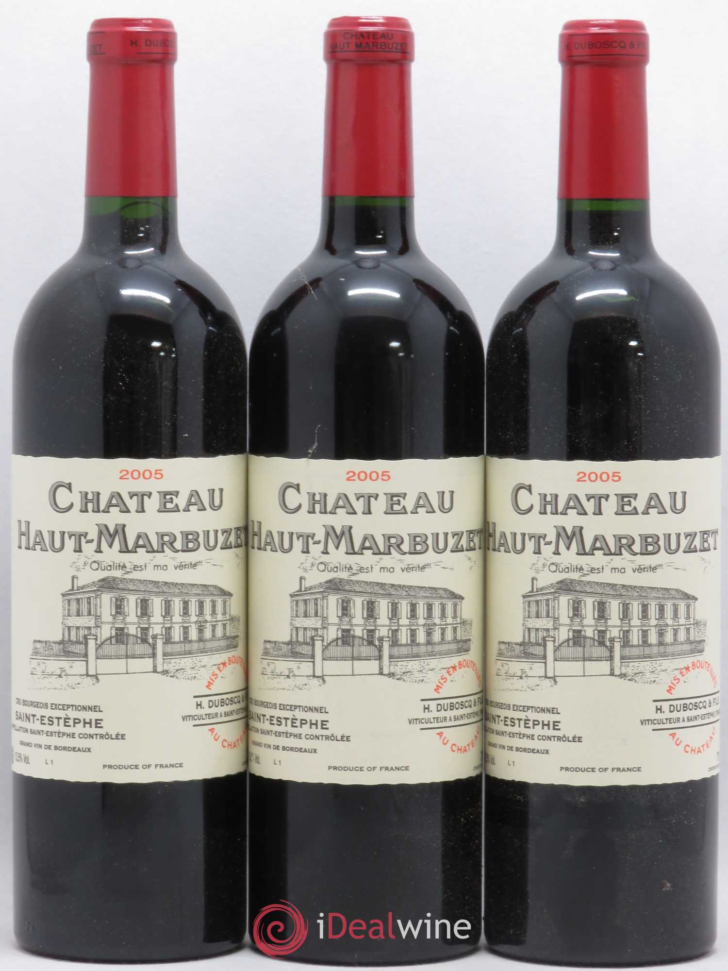 Château Haut Marbuzet 2005 - Lot de 12 bouteilles - 2
