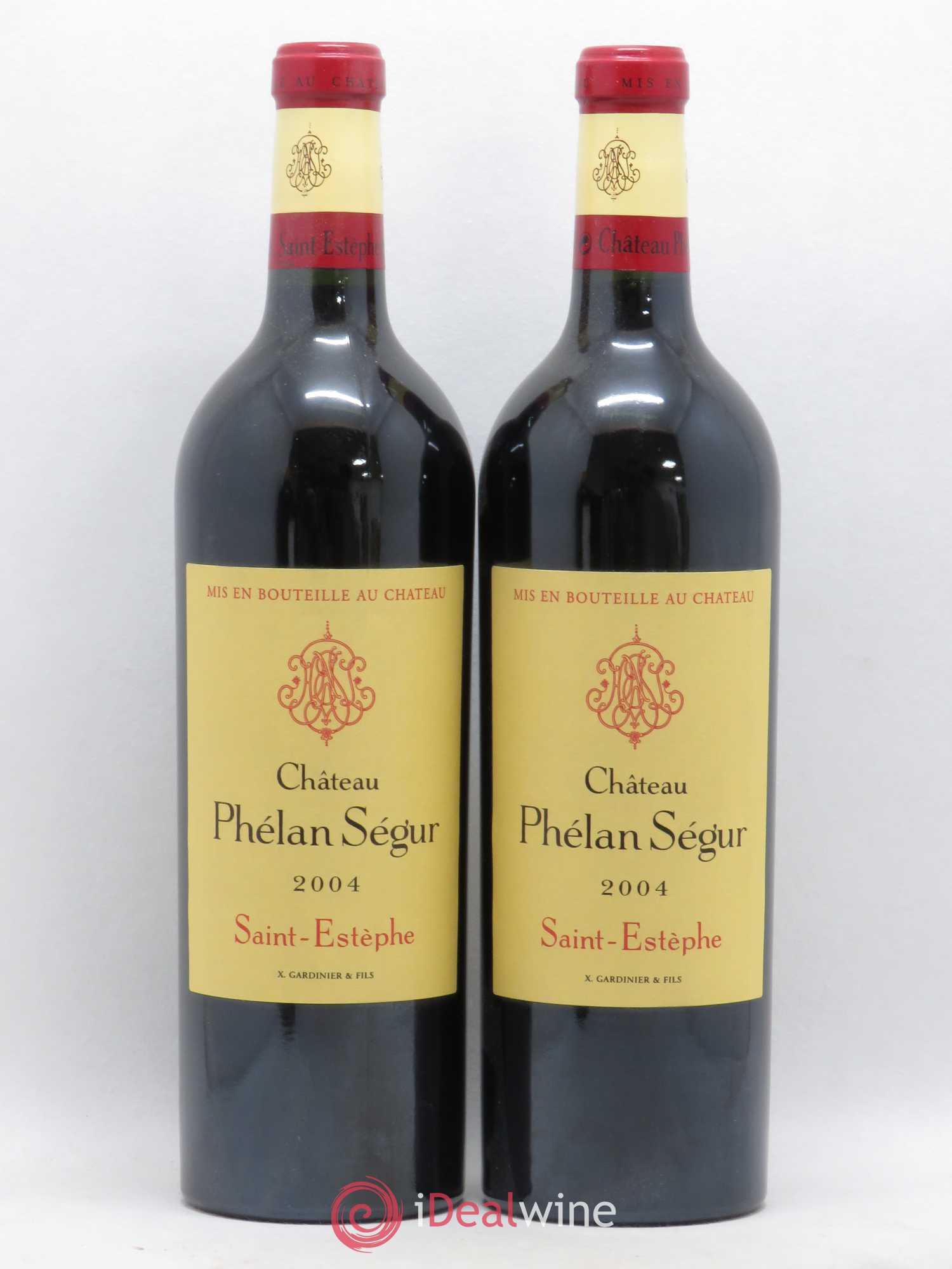 Château Phélan Ségur 2004 - Lot de 2 bouteilles - 0