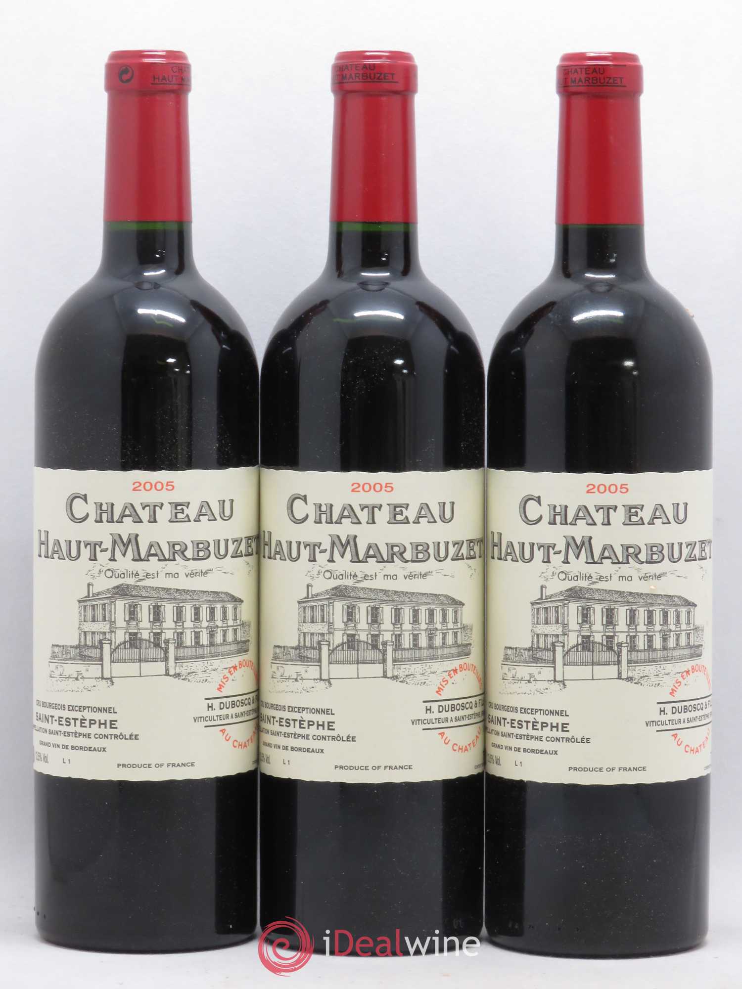 Château Haut Marbuzet 2005 - Lot de 12 bouteilles - 2