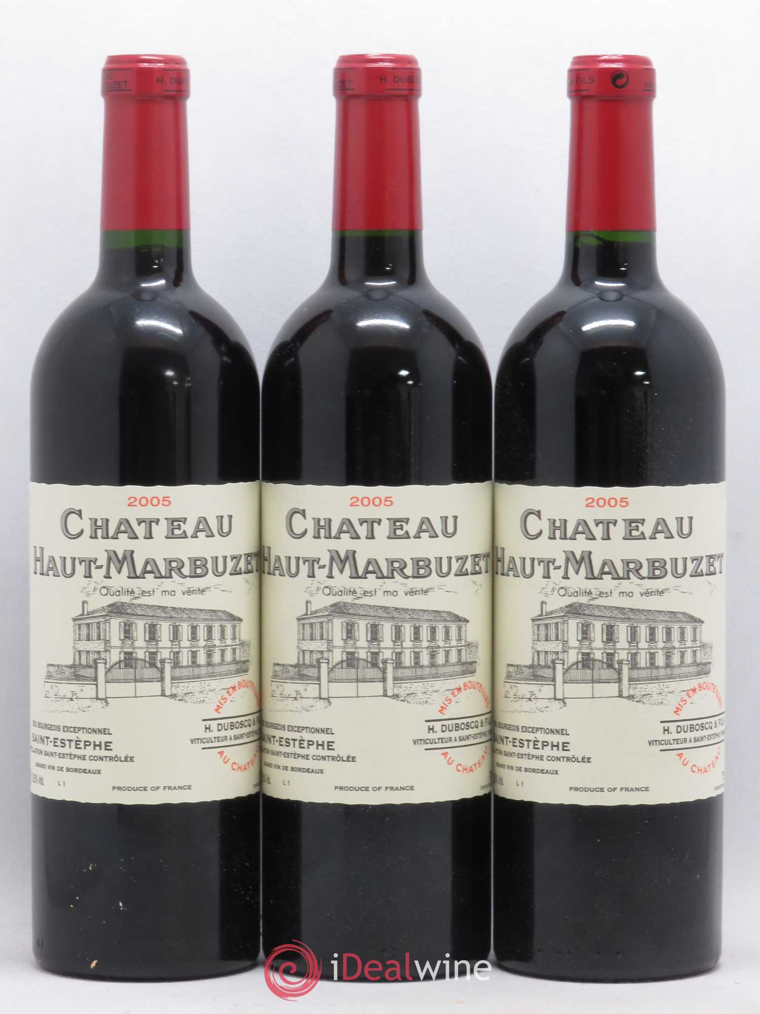 Château Haut Marbuzet 2005 - Lot de 12 bouteilles - 4