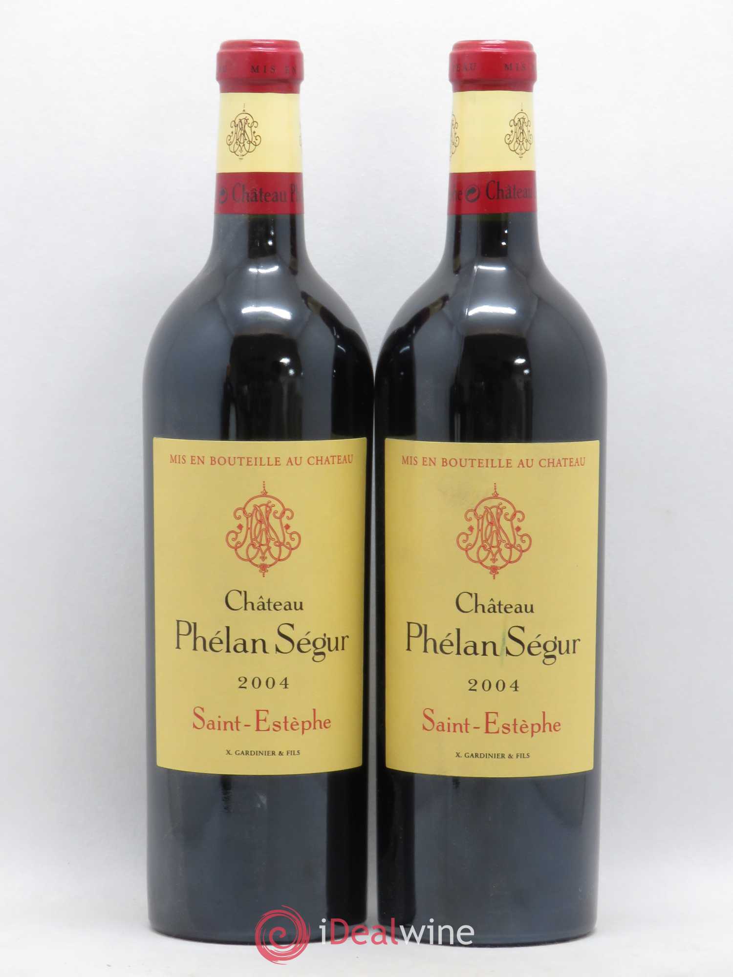 Château Phélan Ségur 2004 - Lot de 2 bouteilles - 0