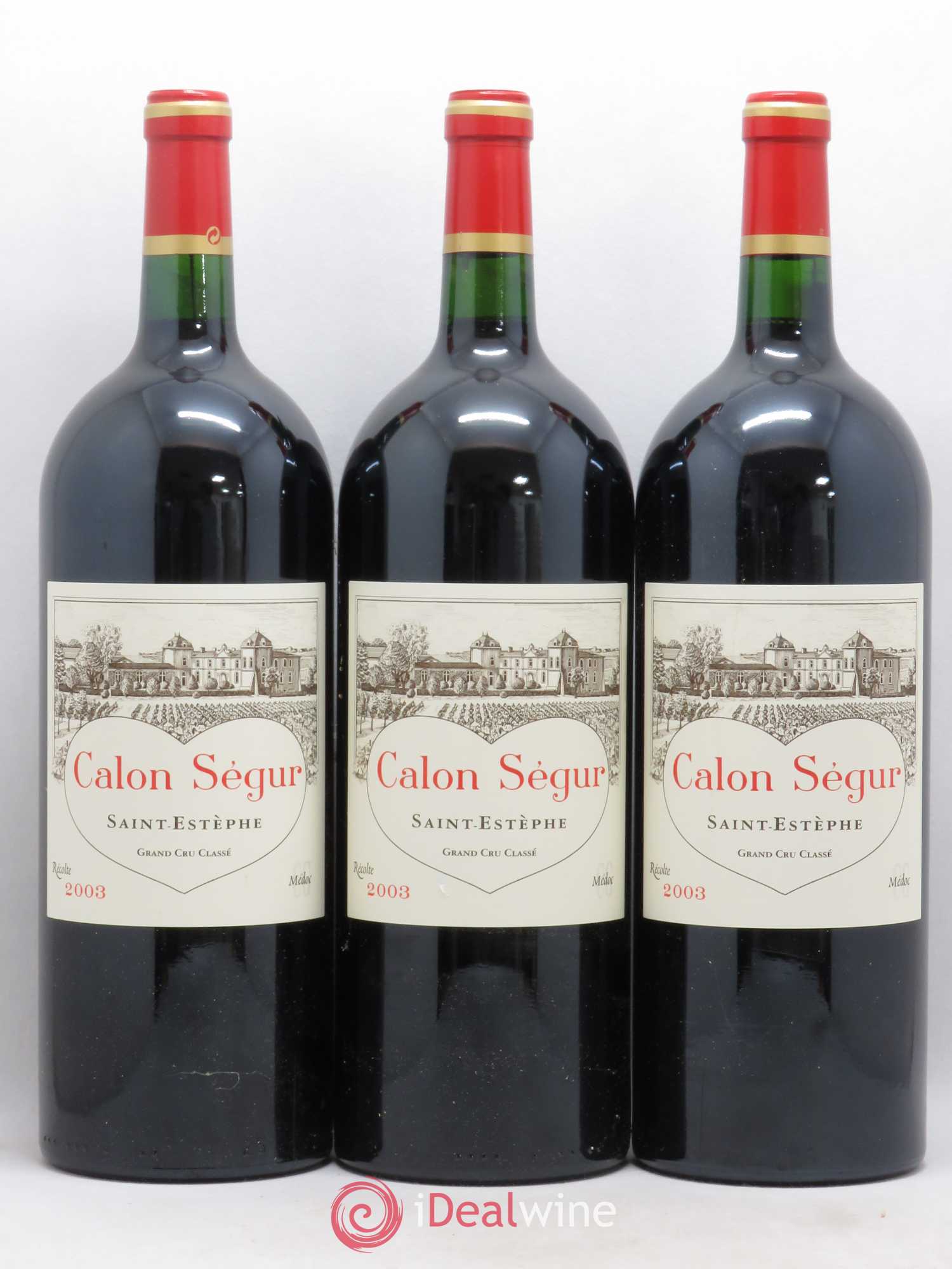 Château Calon Ségur 3ème Grand Cru Classé 2003 - Lot de 6 magnums - 1