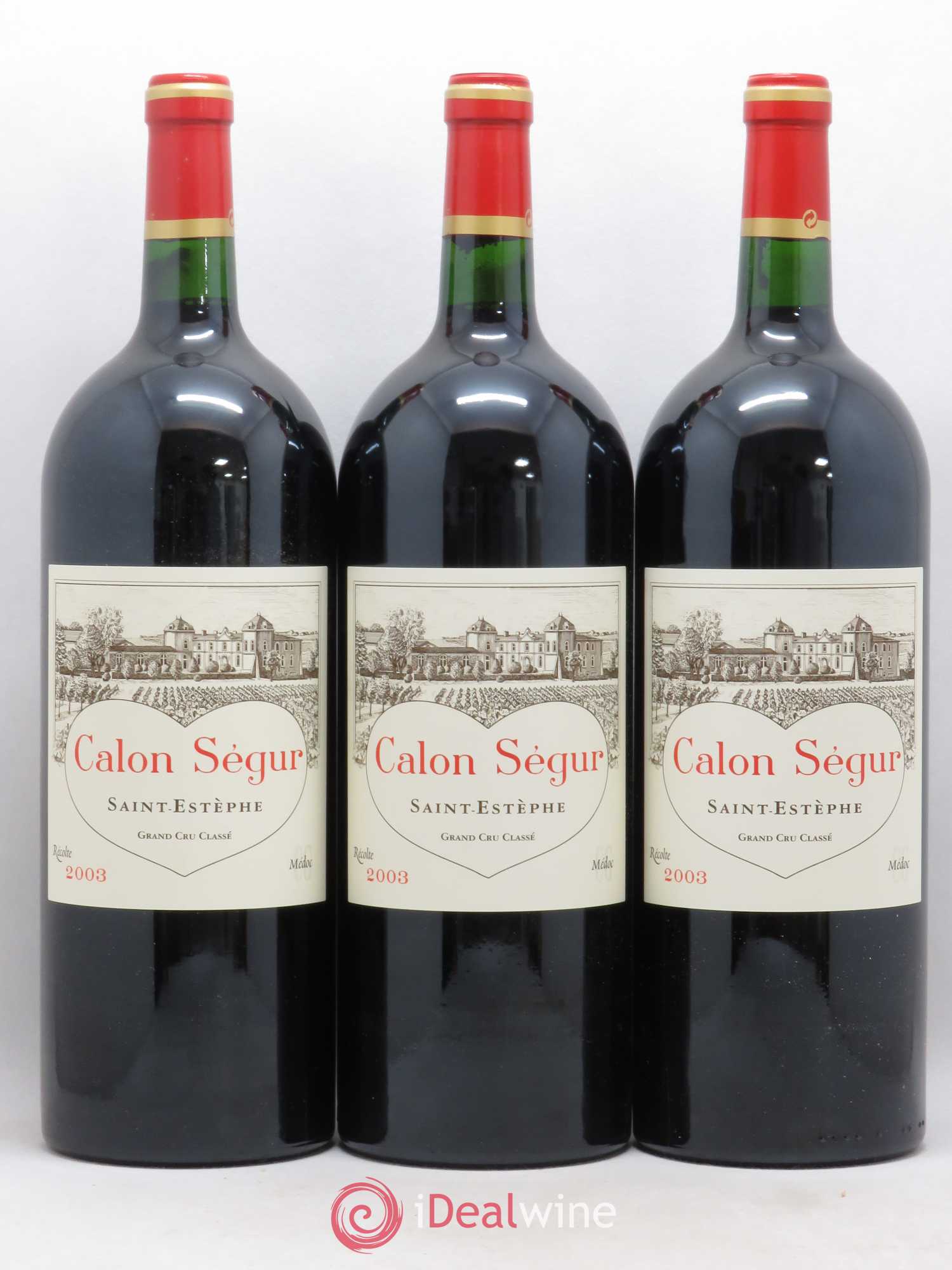 Château Calon Ségur 3ème Grand Cru Classé 2003 - Lot de 6 magnums - 3