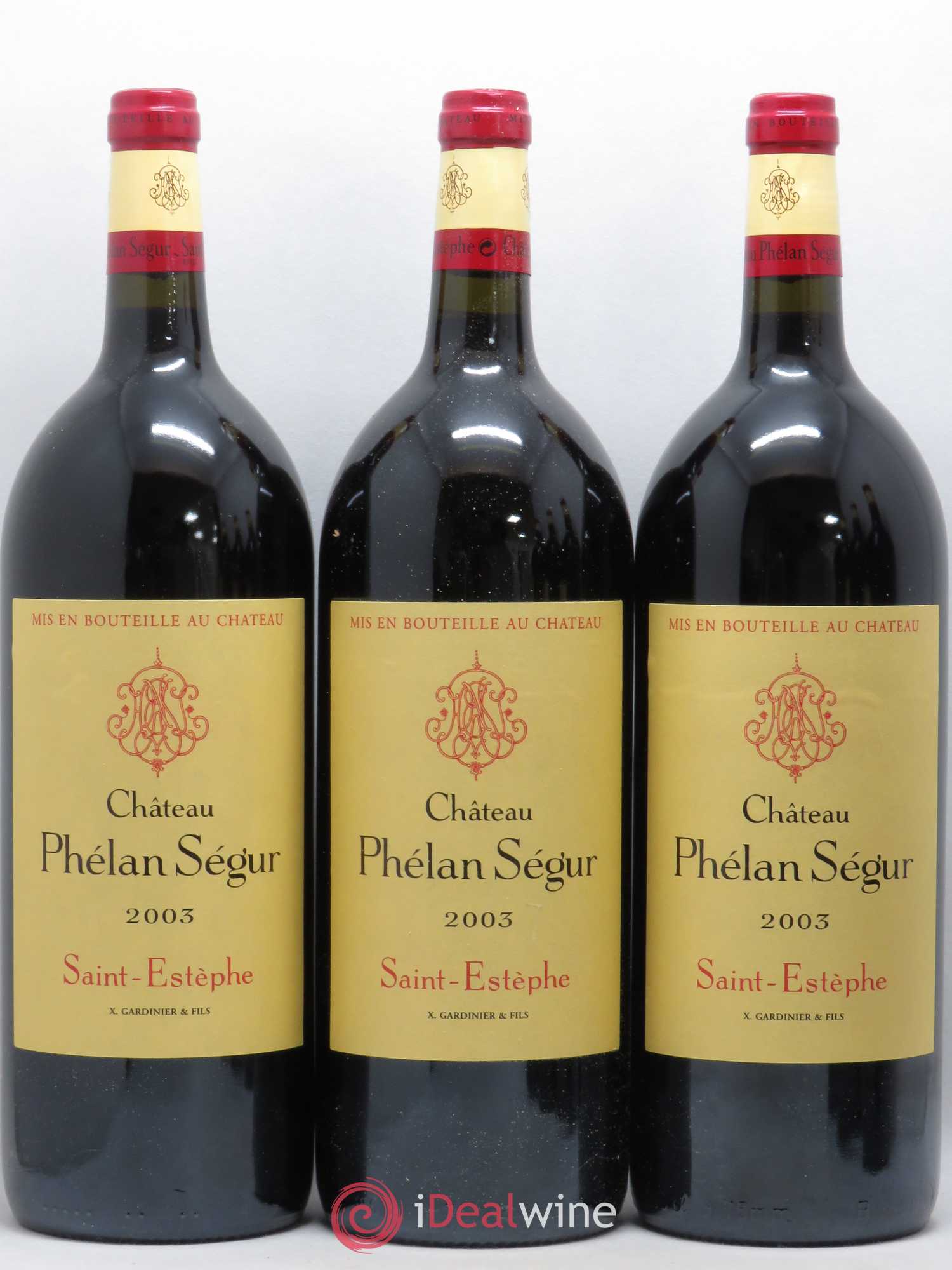 Château Phélan Ségur 2003 - Lot de 6 magnums - 1