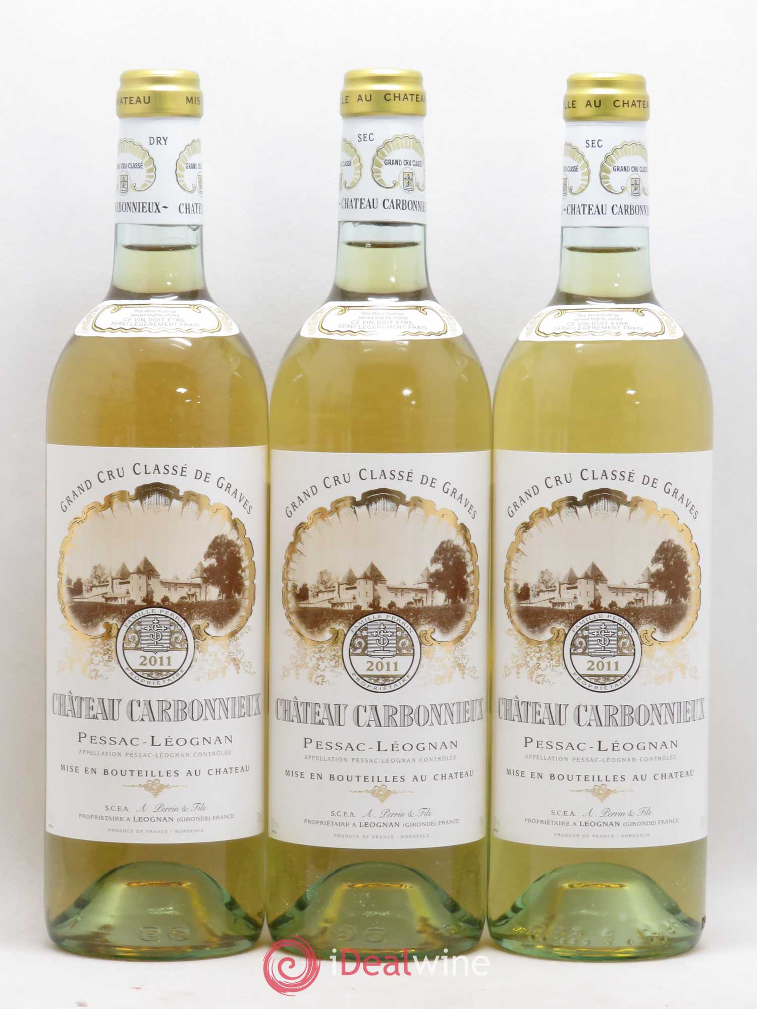 Château Carbonnieux Cru Classé de Graves 2011 - Lot de 6 bouteilles - 1
