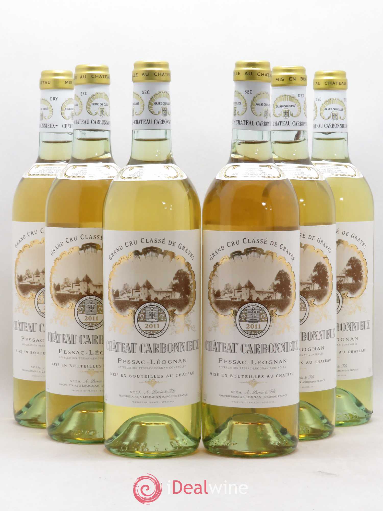 Château Carbonnieux Cru Classé de Graves 2011 - Lot de 6 bouteilles - 0