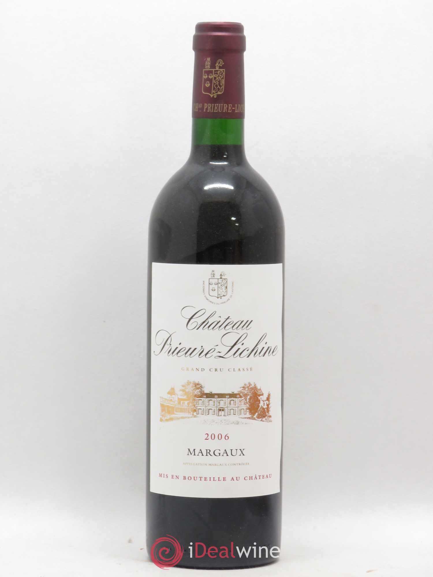 Château Prieuré Lichine 4ème Grand Cru Classé 2006 - Lot de 1 bouteille - 0