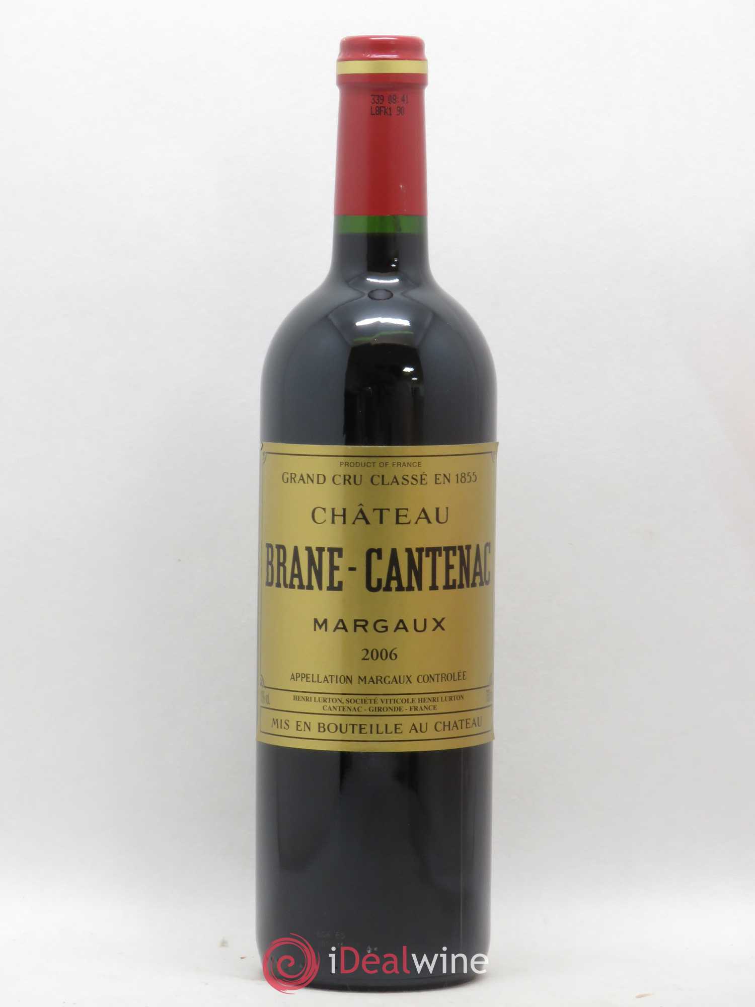 Château Brane Cantenac 2ème Grand Cru Classé 2006 - Lot de 1 bouteille - 0