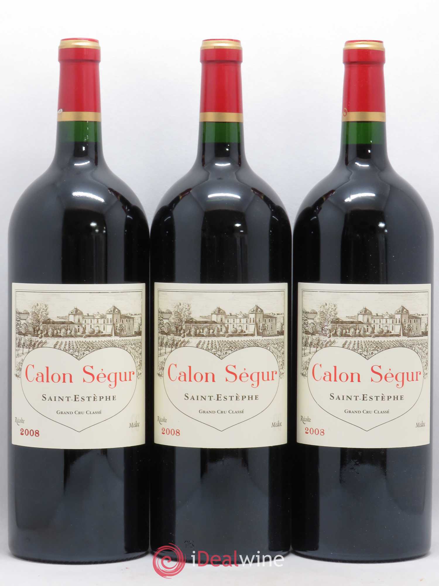 Château Calon Ségur 3ème Grand Cru Classé 2008 - Lot de 6 magnums - 1