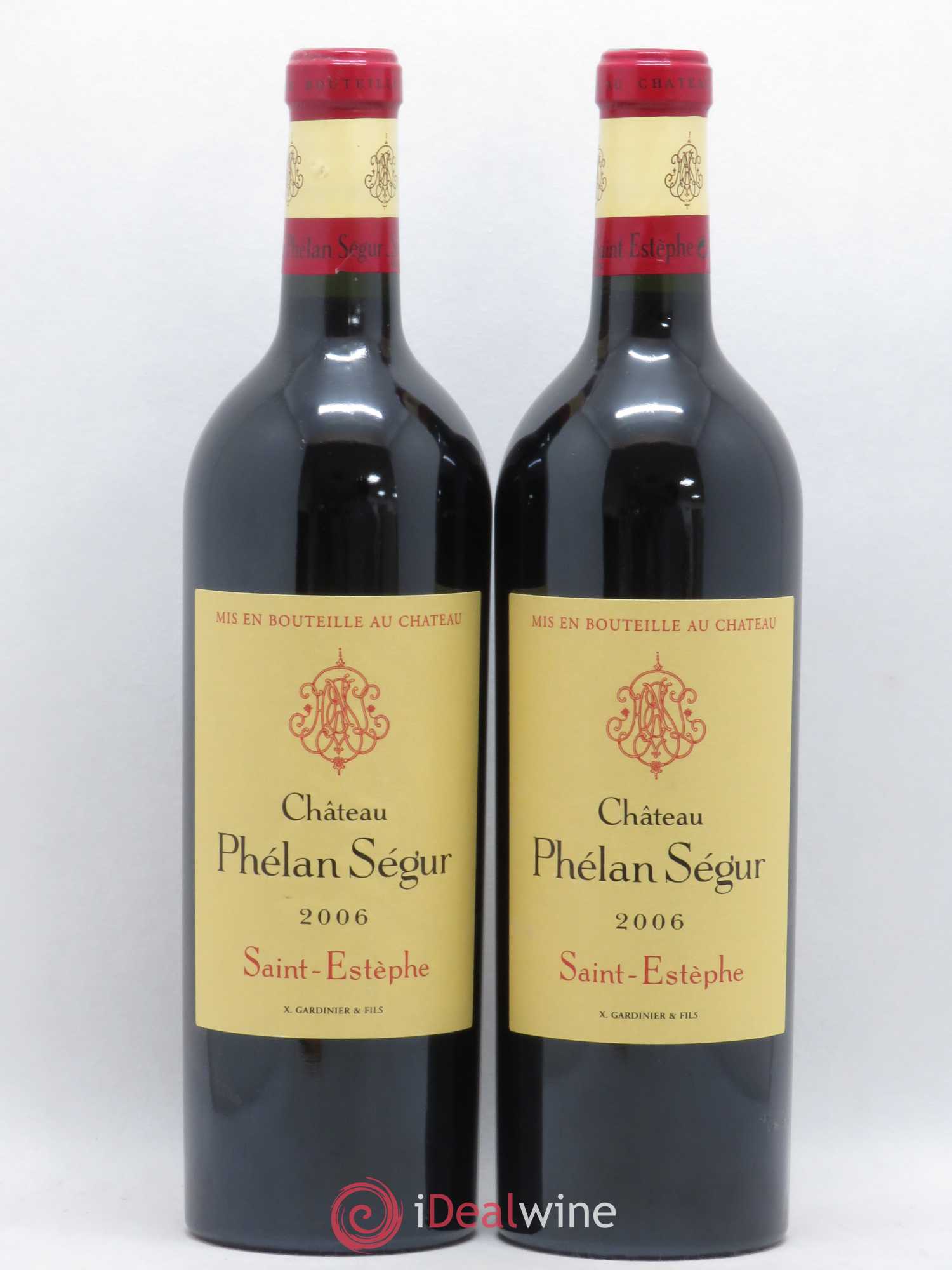 Château Phélan Ségur 2006 - Lot de 2 bouteilles - 0