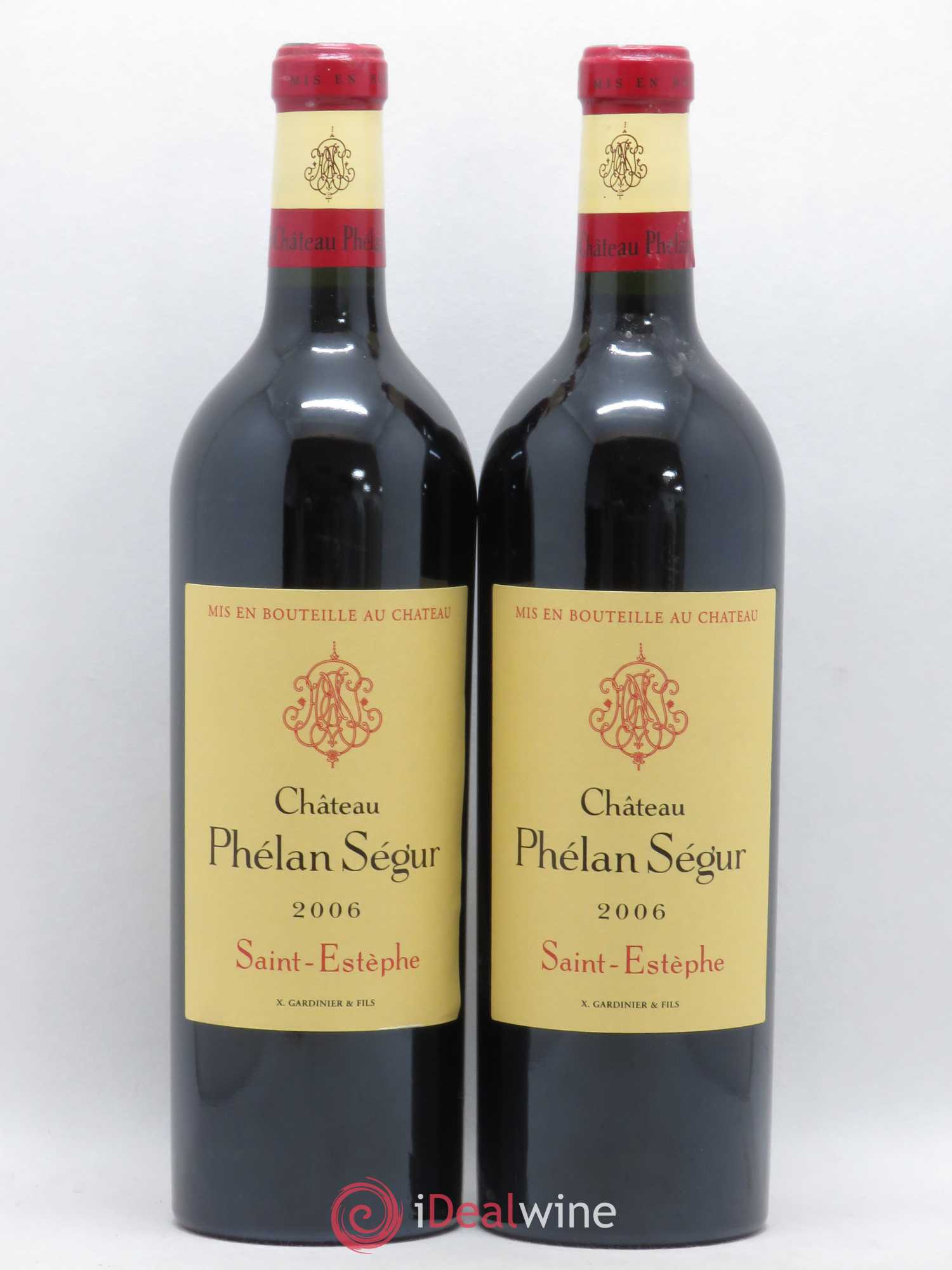 Château Phélan Ségur 2006 - Lot de 2 bouteilles - 0