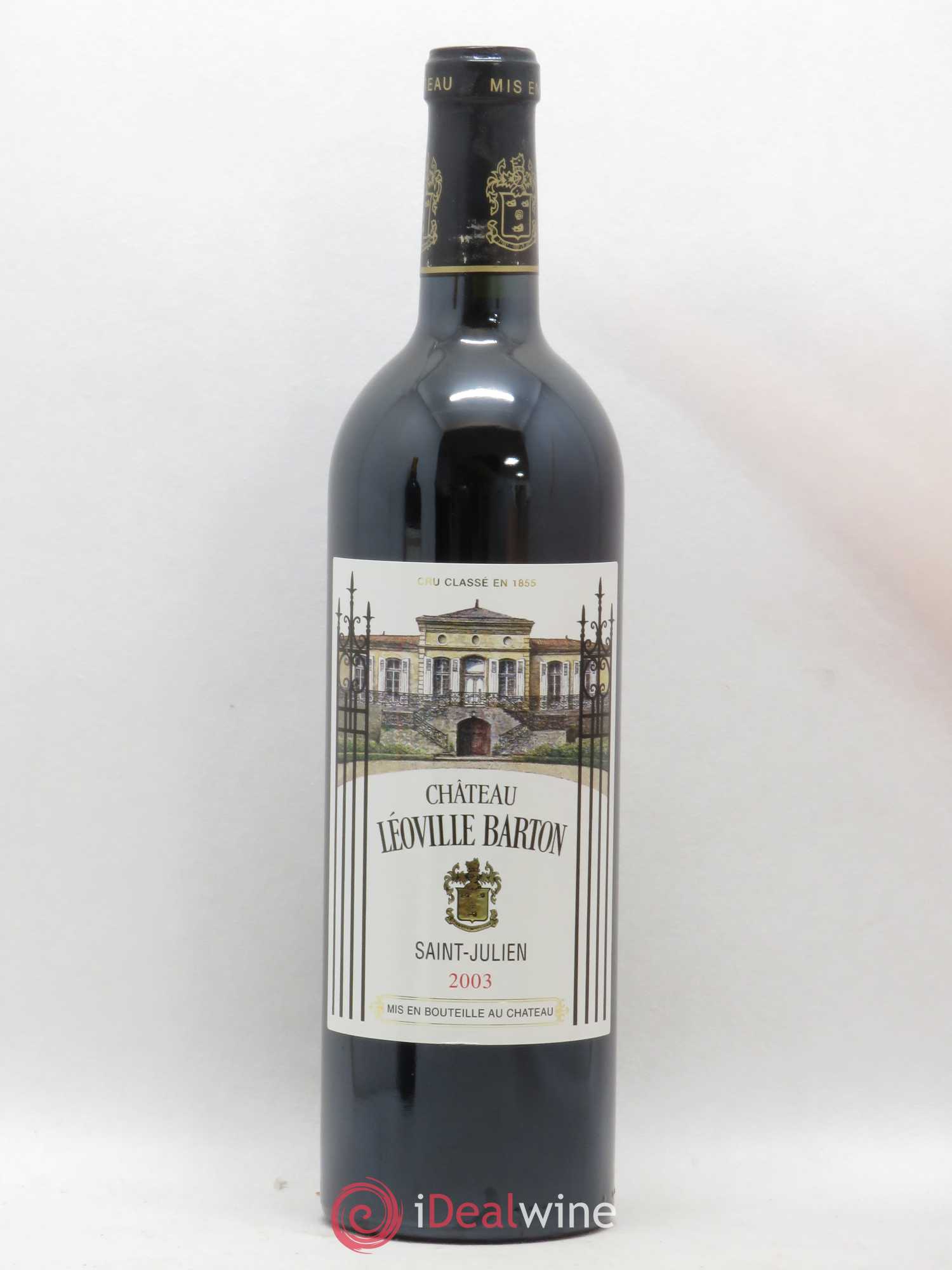 Château Léoville Barton 2ème Grand Cru Classé 2003 - Lot de 1 bouteille - 0