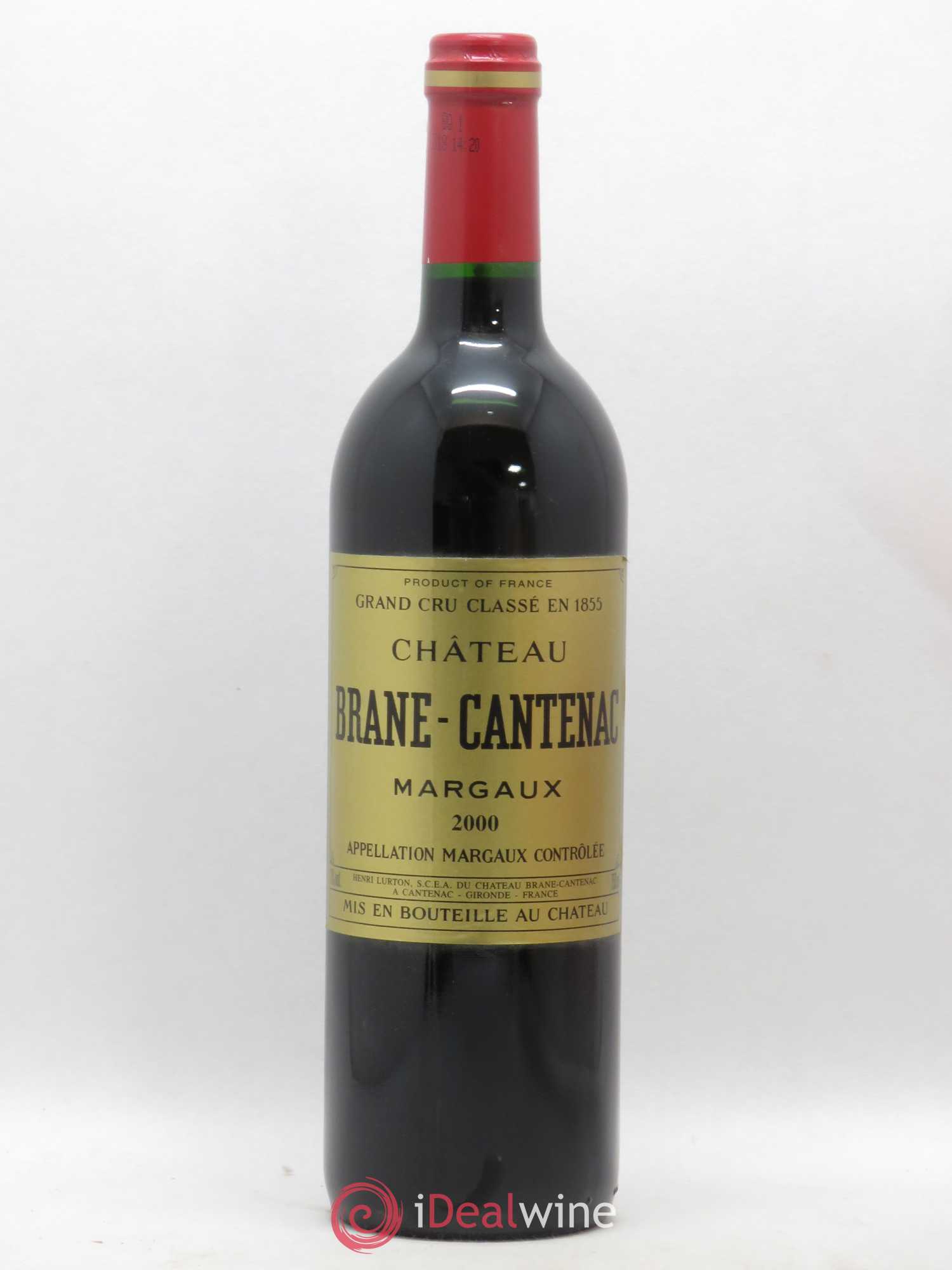 Château Brane Cantenac 2ème Grand Cru Classé 2000 - Lot de 1 bouteille - 0