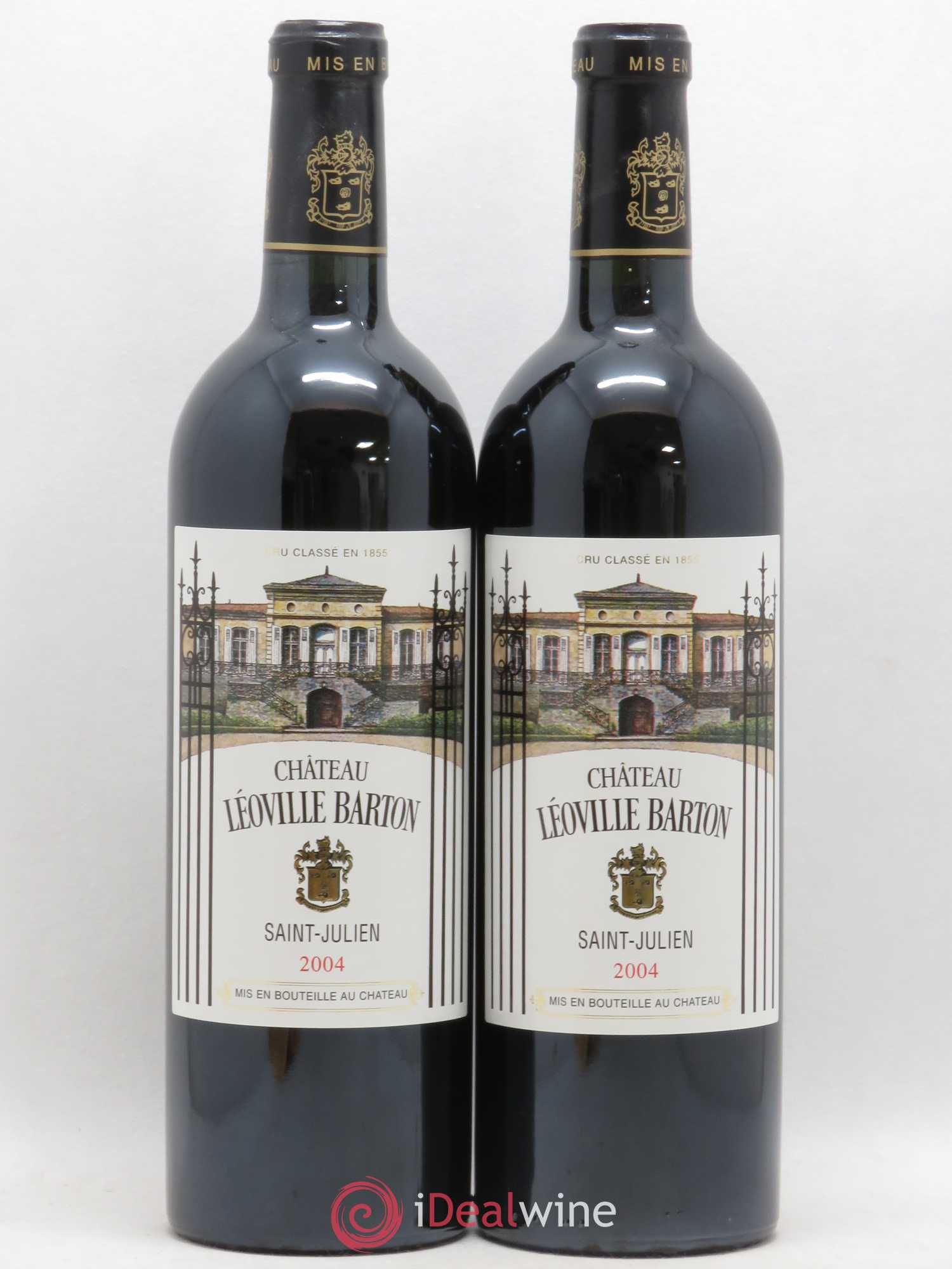 Château Léoville Barton 2ème Grand Cru Classé 2004 - Lot de 2 bouteilles - 0