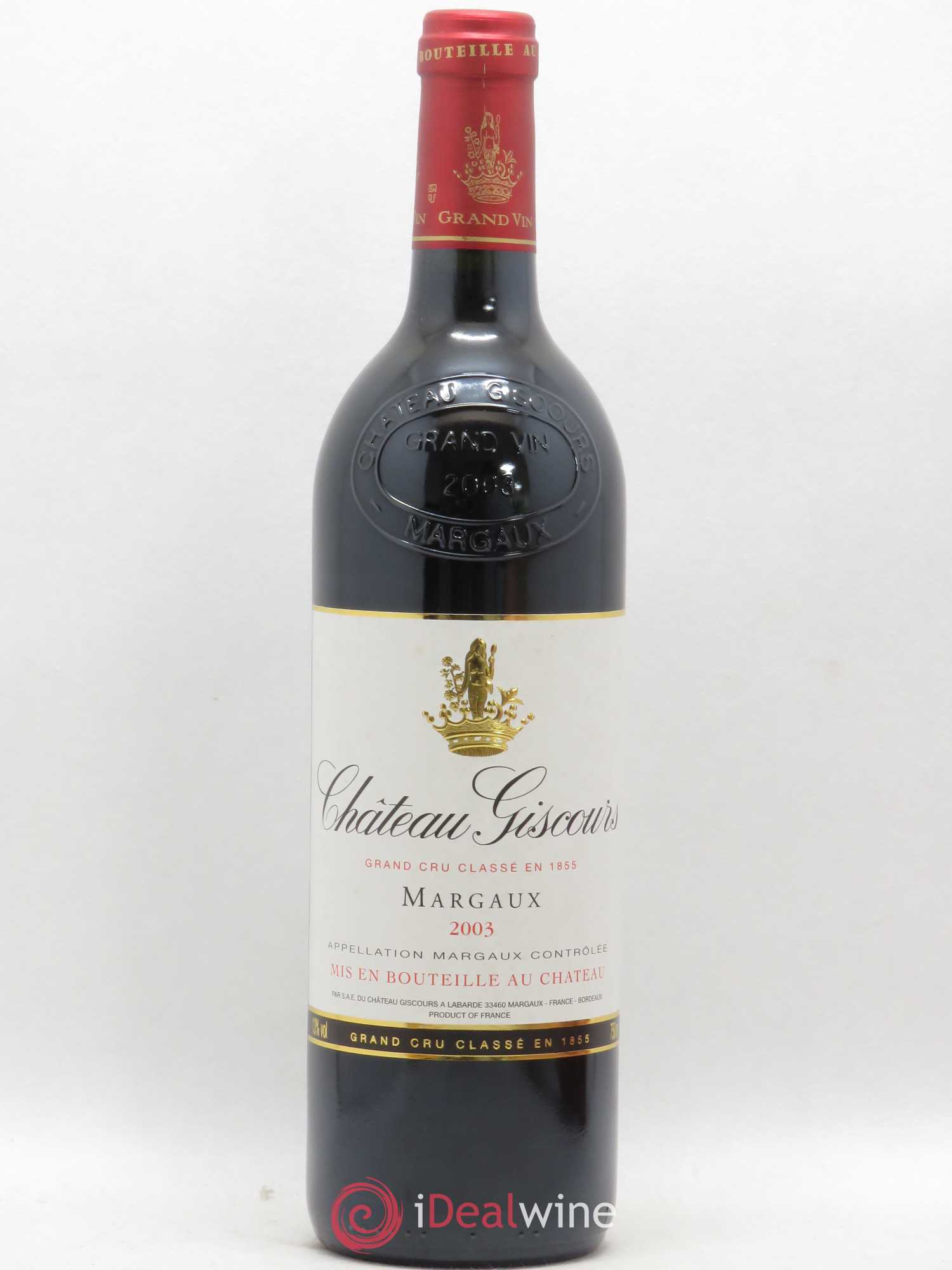 Château Giscours 3ème Grand Cru Classé 2003 - Lot de 1 bouteille - 0
