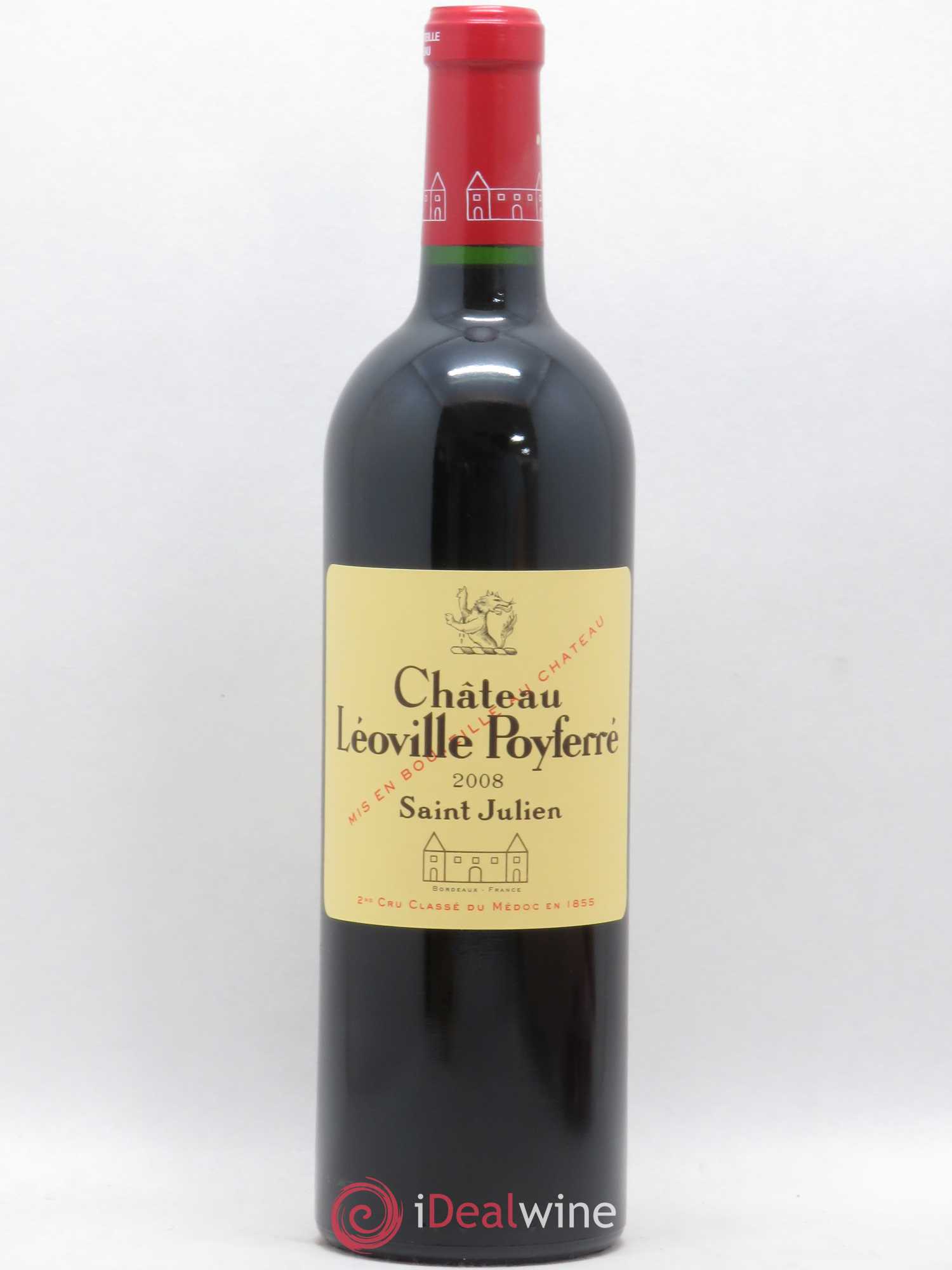 Château Léoville Poyferré 2ème Grand Cru Classé 2008 - Lot de 1 bouteille - 0