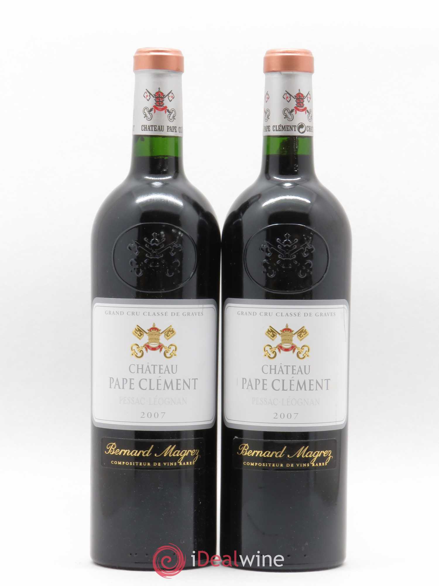 Château Pape Clément Cru Classé de Graves 2007 - Lot de 2 bouteilles - 0