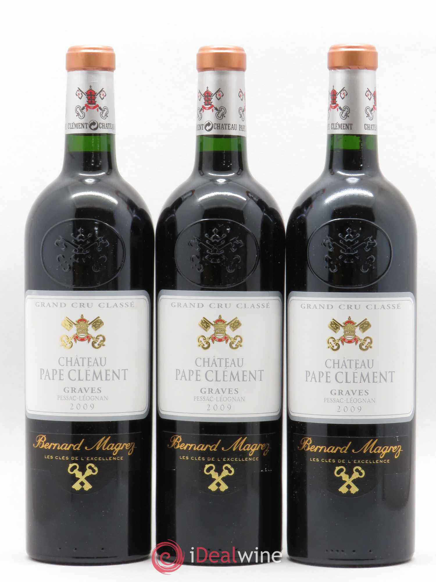 Château Pape Clément Cru Classé de Graves 2009 - Lot de 3 bouteilles - 0