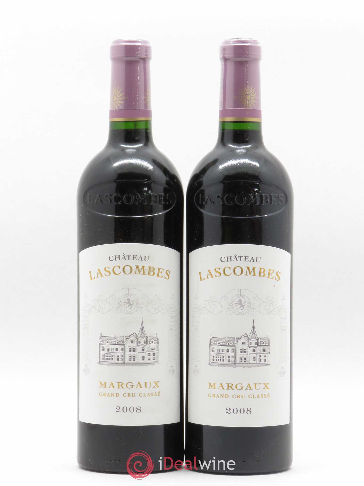 Château Lascombes 2ème Grand Cru Classé 2008 - Lot de 2 bouteilles - 0