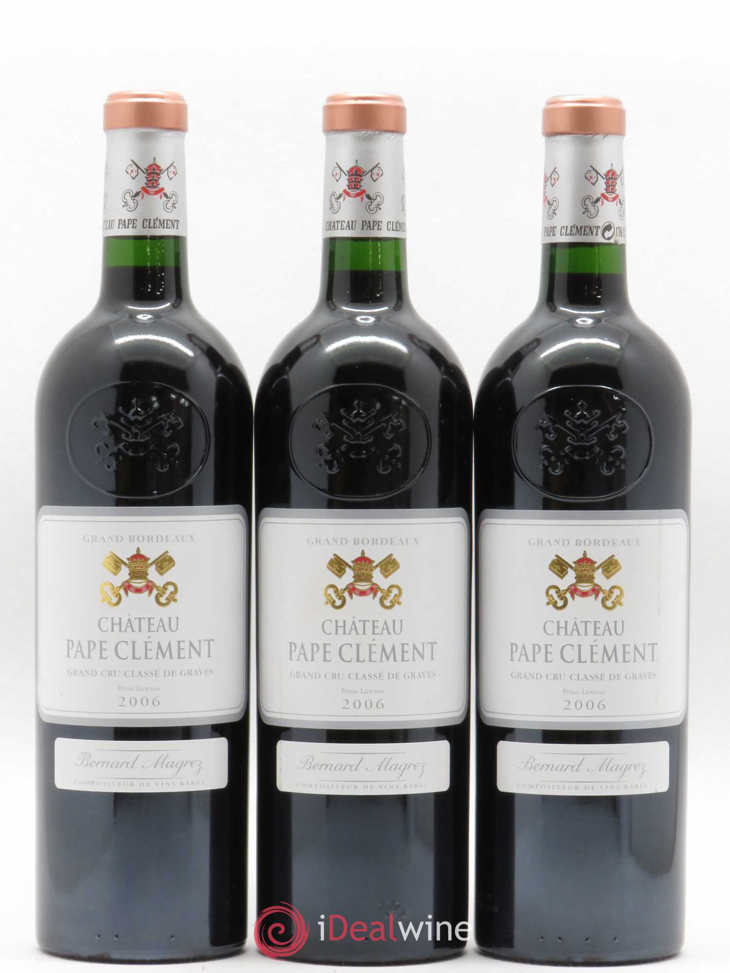 Château Pape Clément Cru Classé de Graves 2006 - Lot de 3 bouteilles - 0
