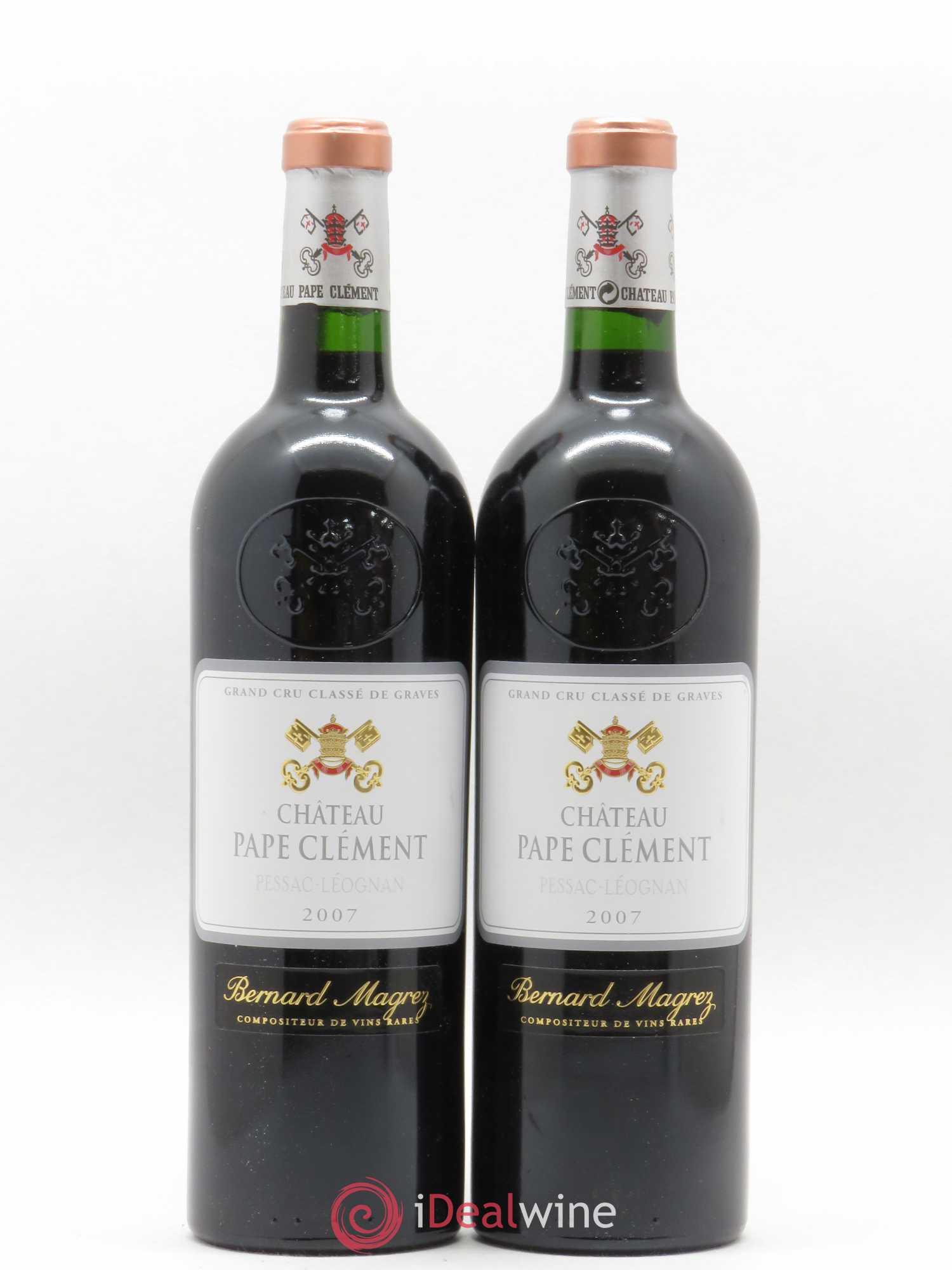 Château Pape Clément Cru Classé de Graves 2007 - Lot de 2 bouteilles - 0